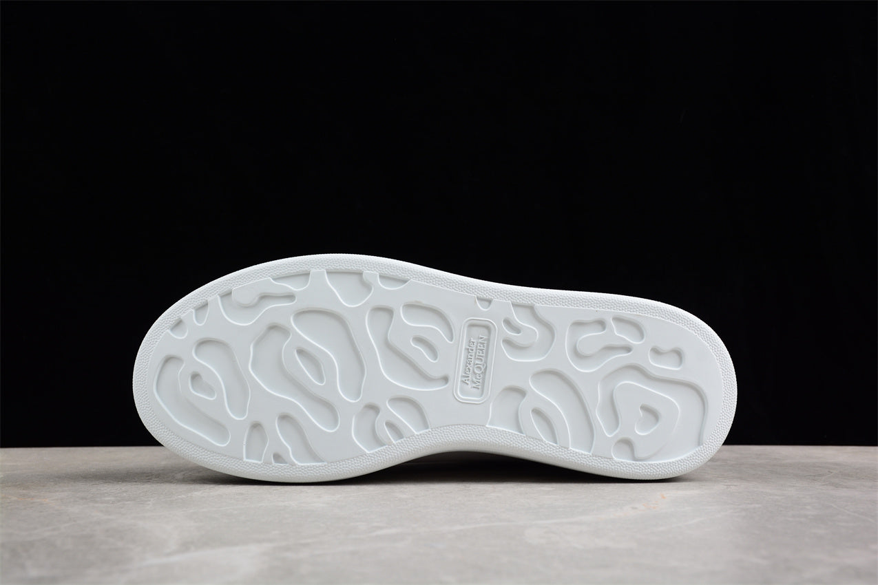 Alexander McQueen Oversized Sneaker in White/Silver - Best Reps Website 2025