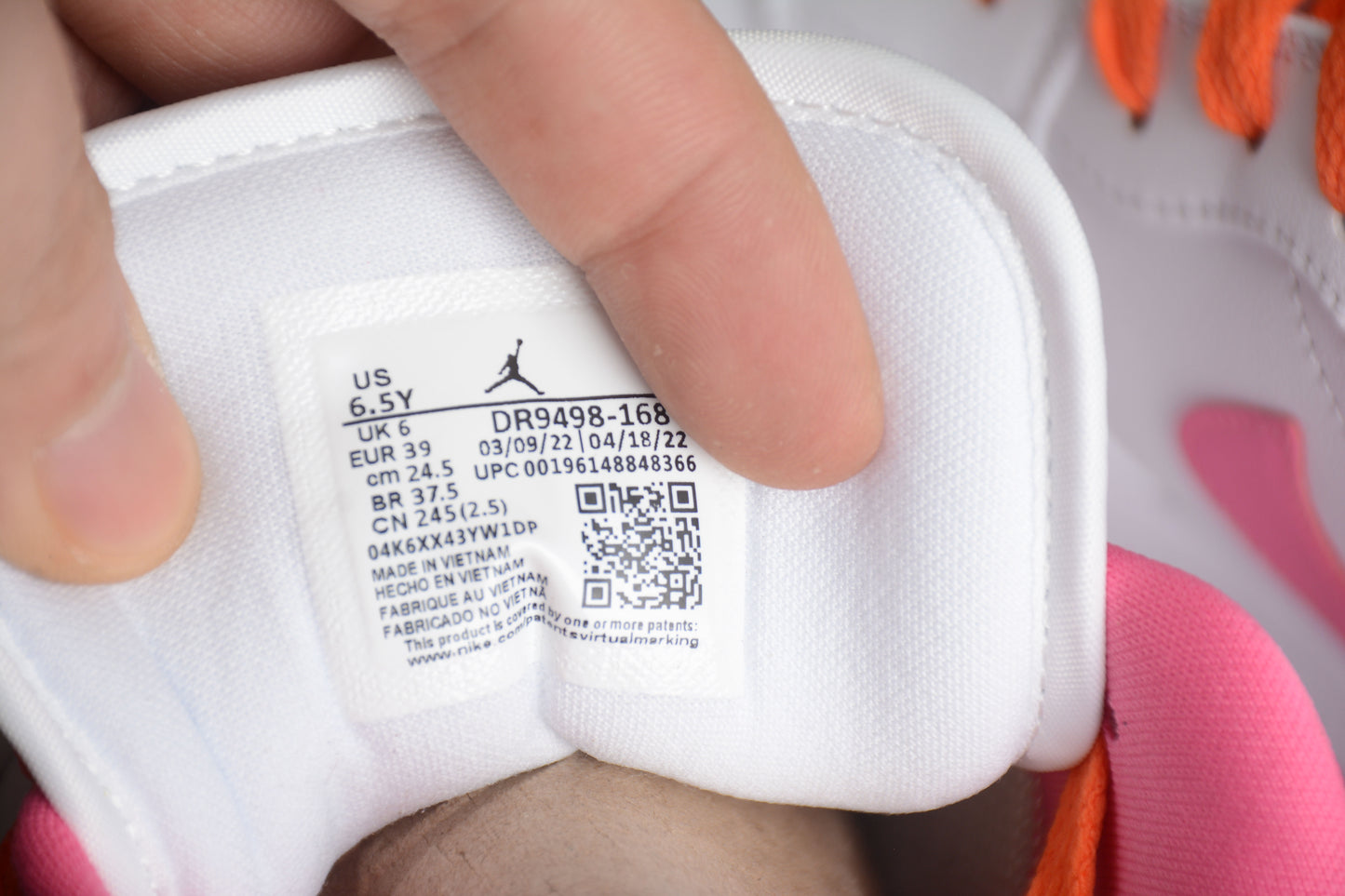 Nike Air Jordan 1 Low GS ‘Pinksicle/Safety Orange’ DR9498-168 - Best Reps Website 2025
