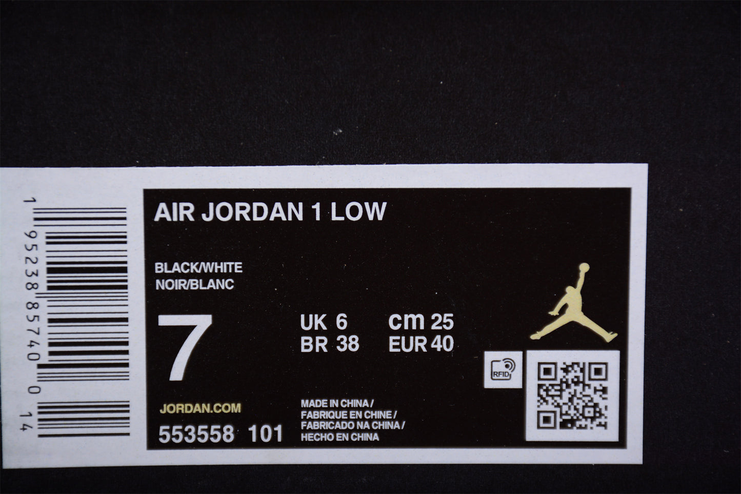 Air Jordan 1 Low Split Panda Black Sneakers - Best Reps Website 2025