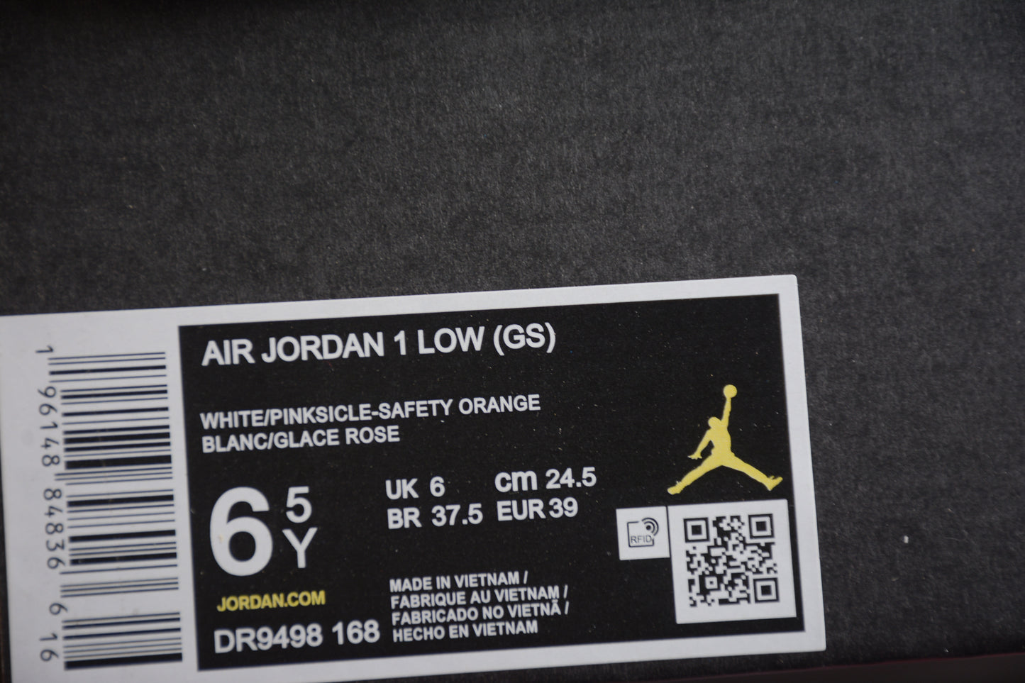 Nike Air Jordan 1 Low GS ‘Pinksicle/Safety Orange’ DR9498-168 - Best Reps Website 2025