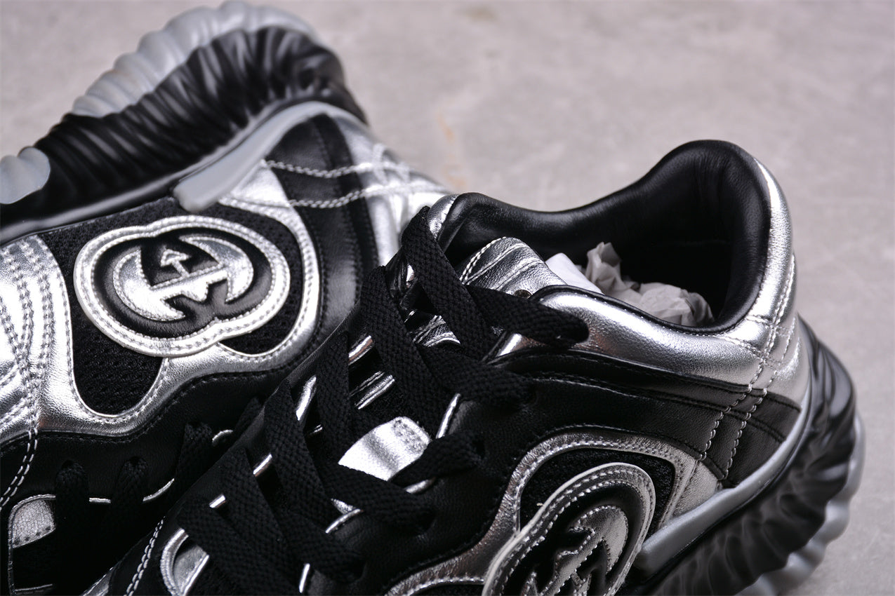Gucci Ripple Sneaker "Silver Black" - Best Reps Website 2025