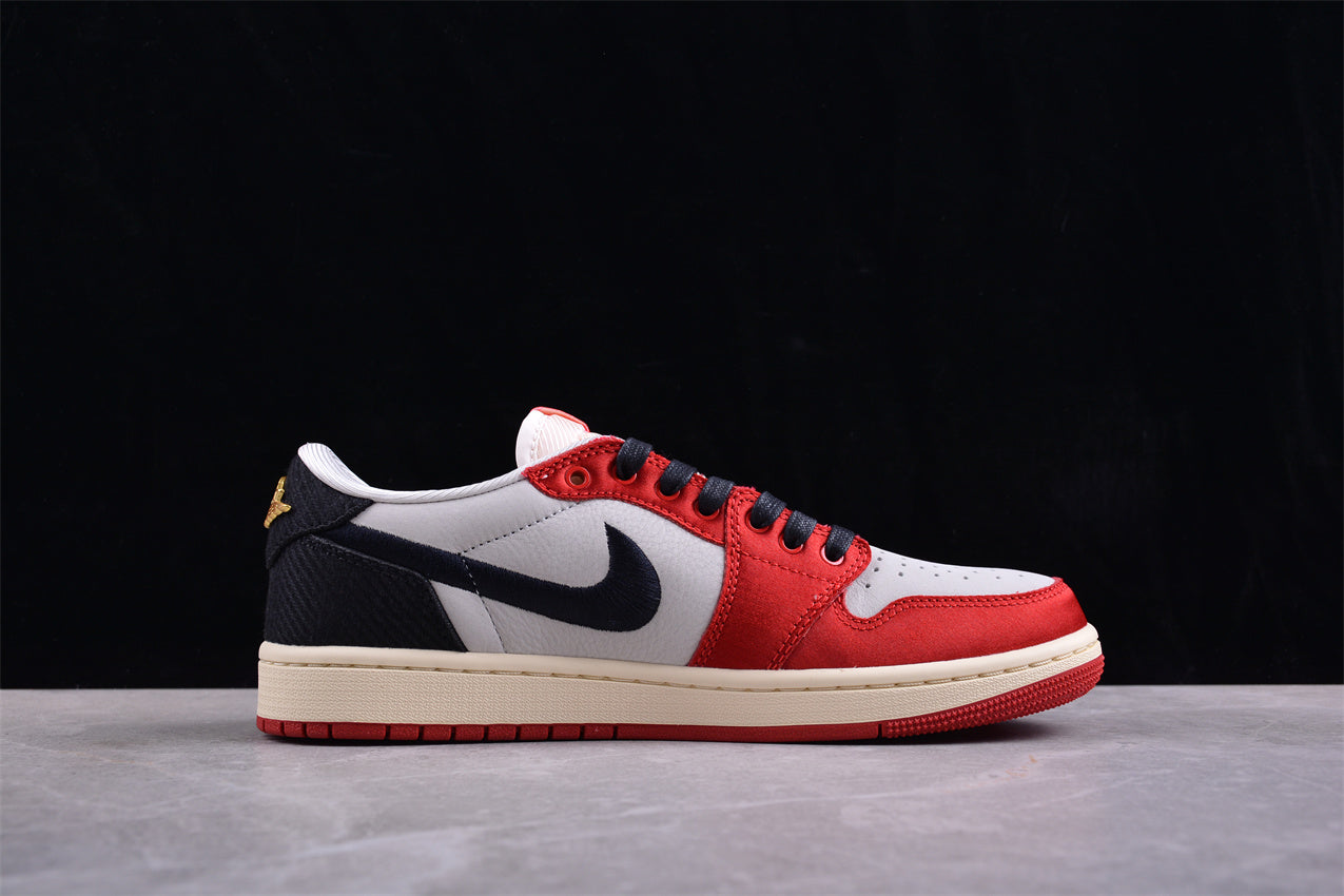 Jordan 1 x Trophy Room Retro Low OG SP Sail Varsity Red - Best Reps Website 2025