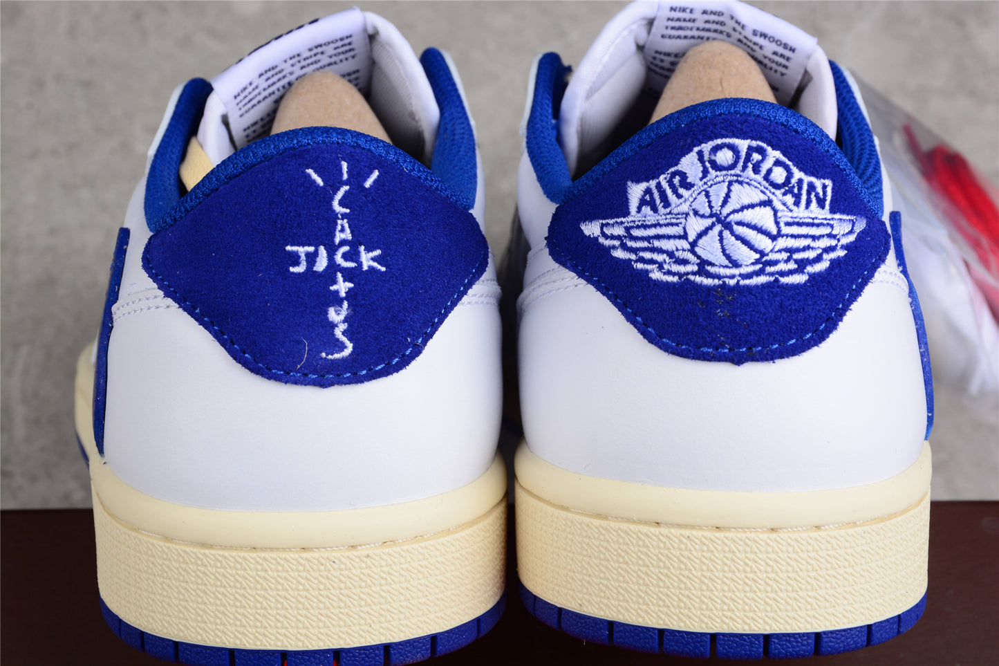 Travis Scott x Fragment x Nike Air Jordan 1 Low OG “Sail Military Blue” - Best Reps Website 2025