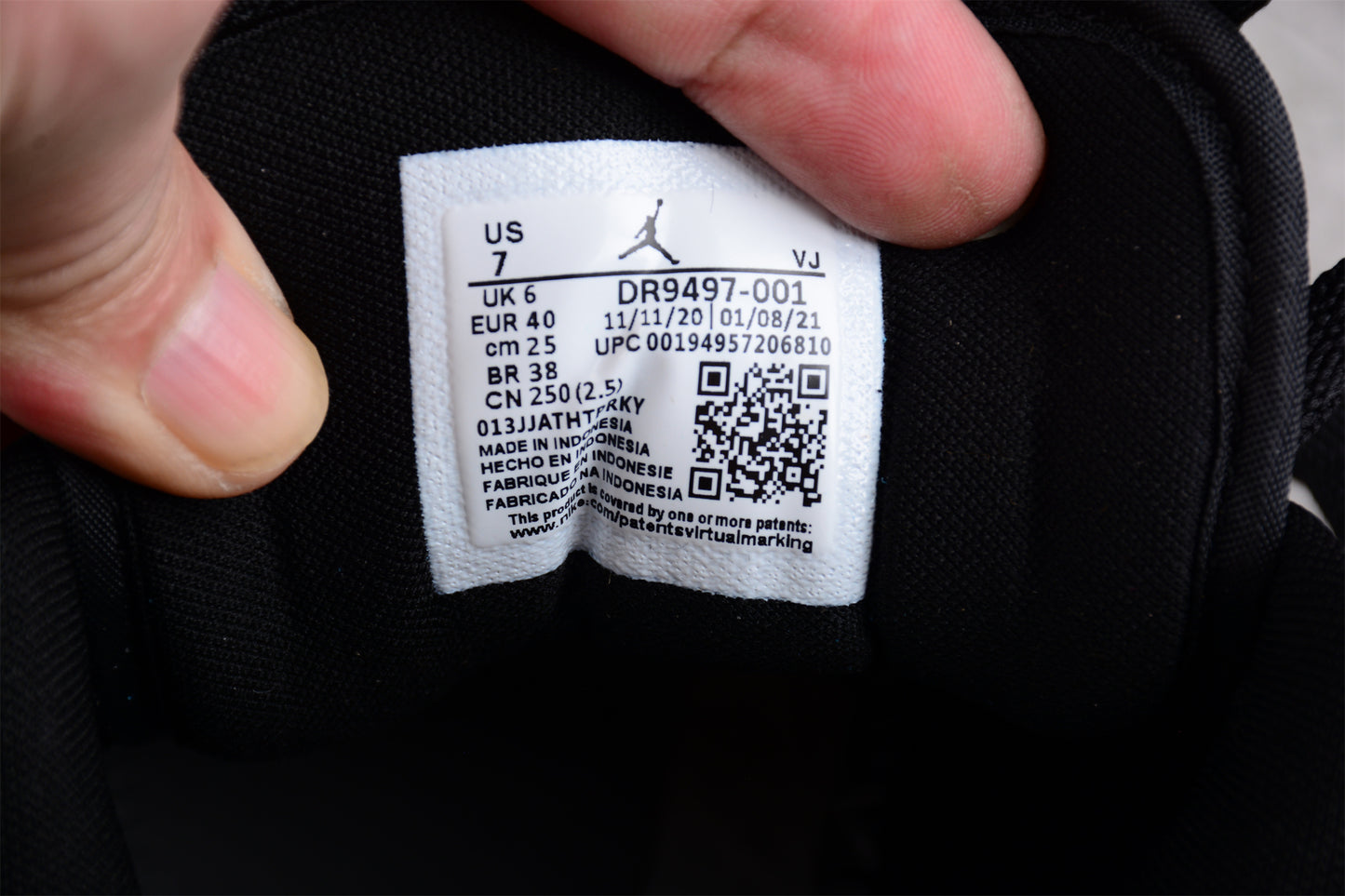 Nike Air Jordan 1 Low Hologram Sneakers Black/White - Best Reps Website 2025