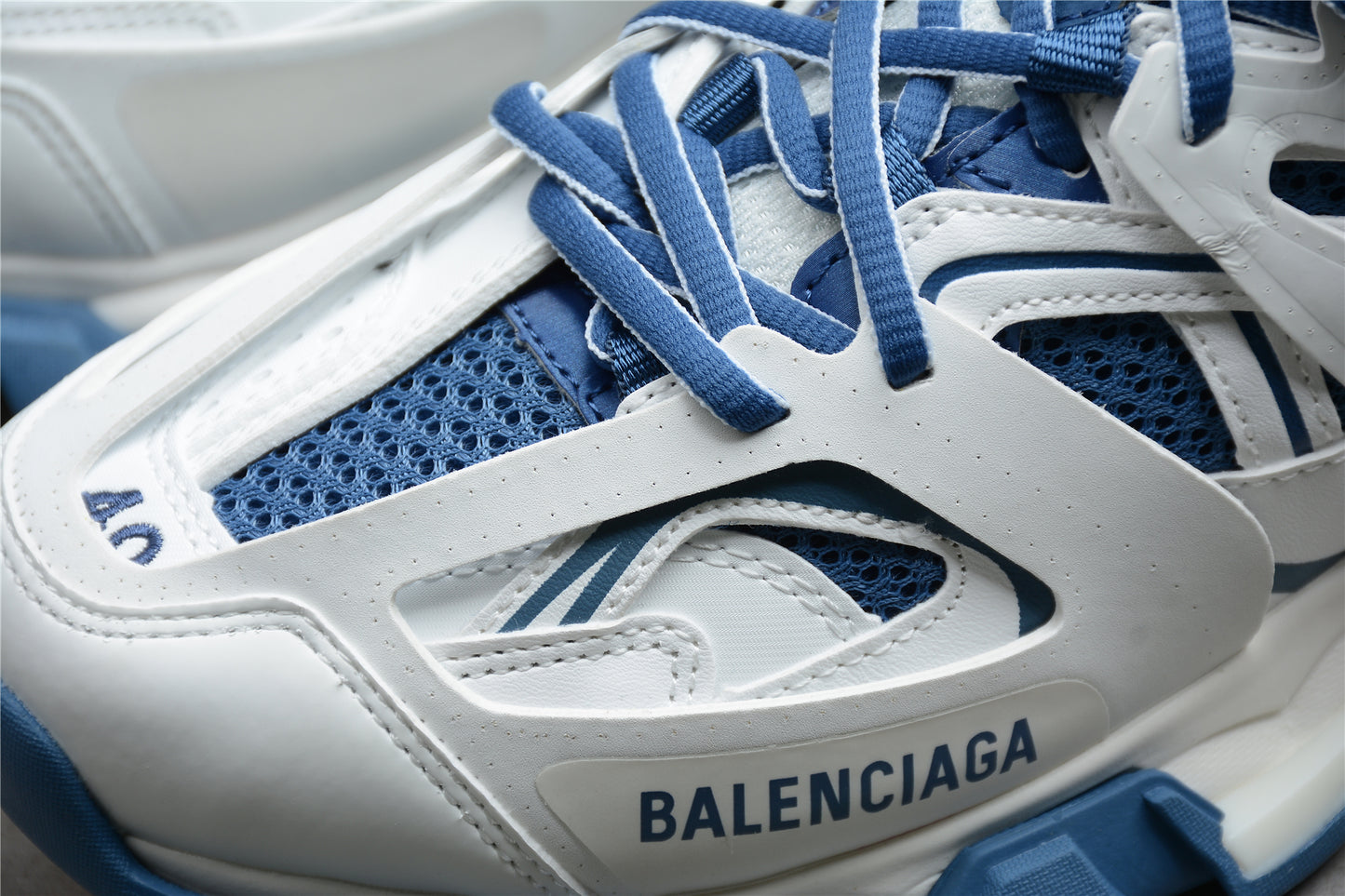 Balenciaga Track Worn Out – White Blue - Best Reps Website 2025