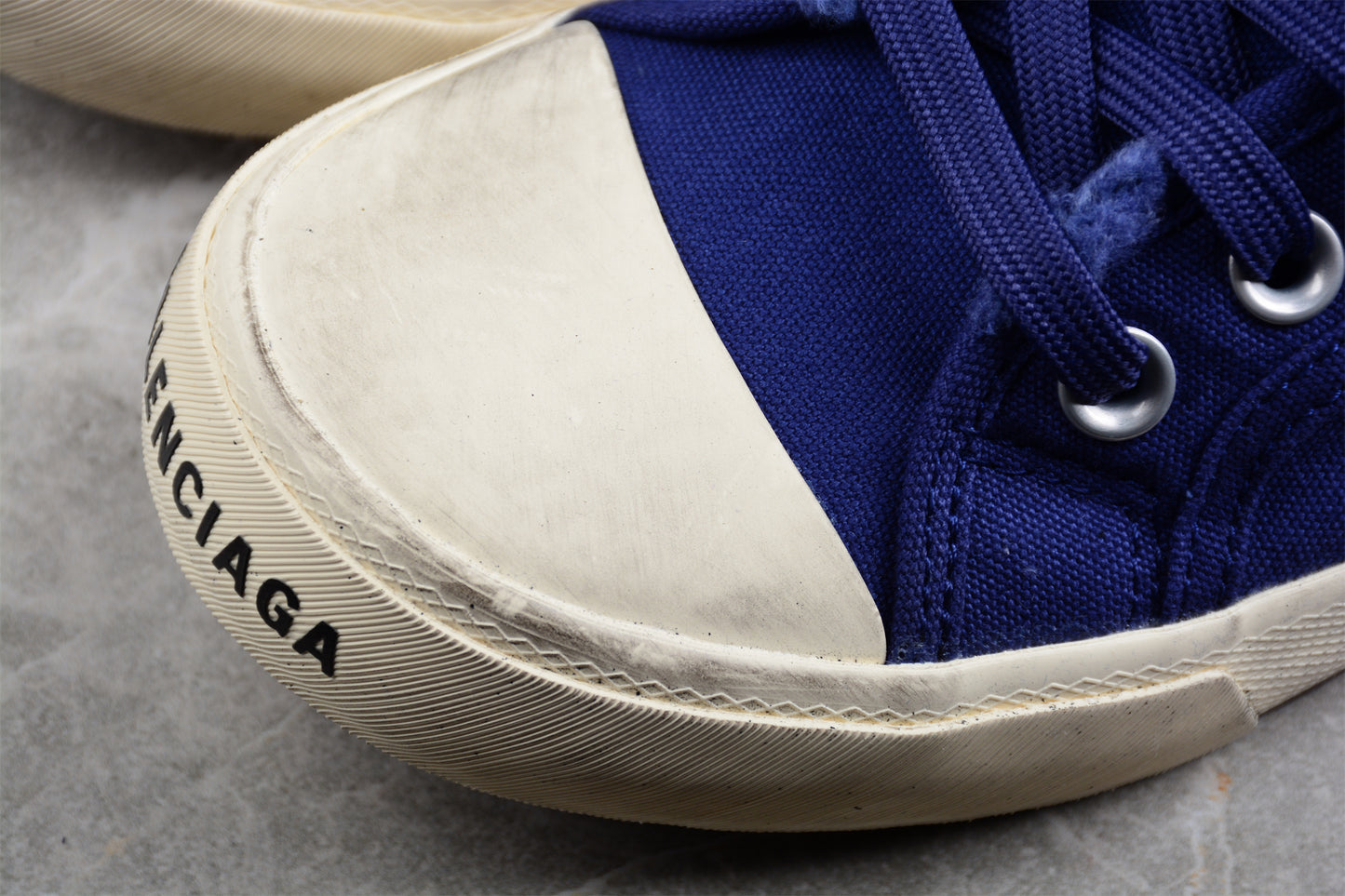 Balenciaga Paris High Top Canvas Sneakers – Blue - Best Reps Website 2025