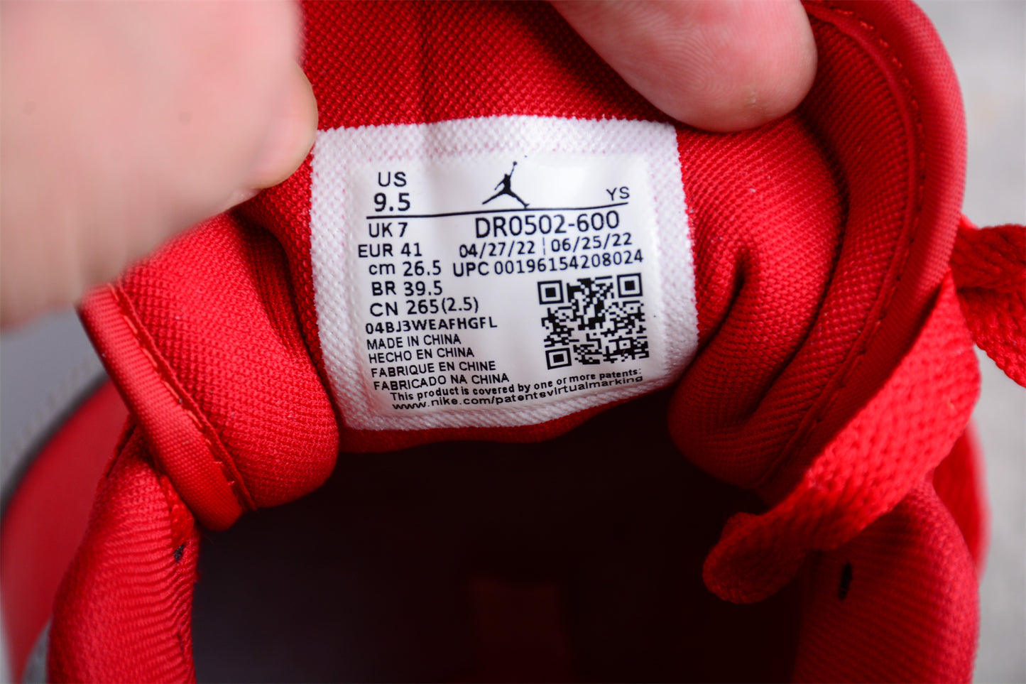 Nike Air Jordan 1 Low SE Gym Red Cement DR0502-600 - Best Reps Website 2025
