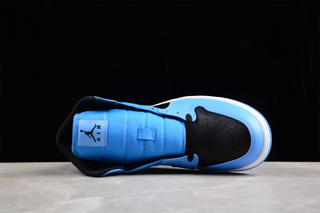 Air Jordan 1 Mid "University Blue/Black-White" - Best Reps Website 2025