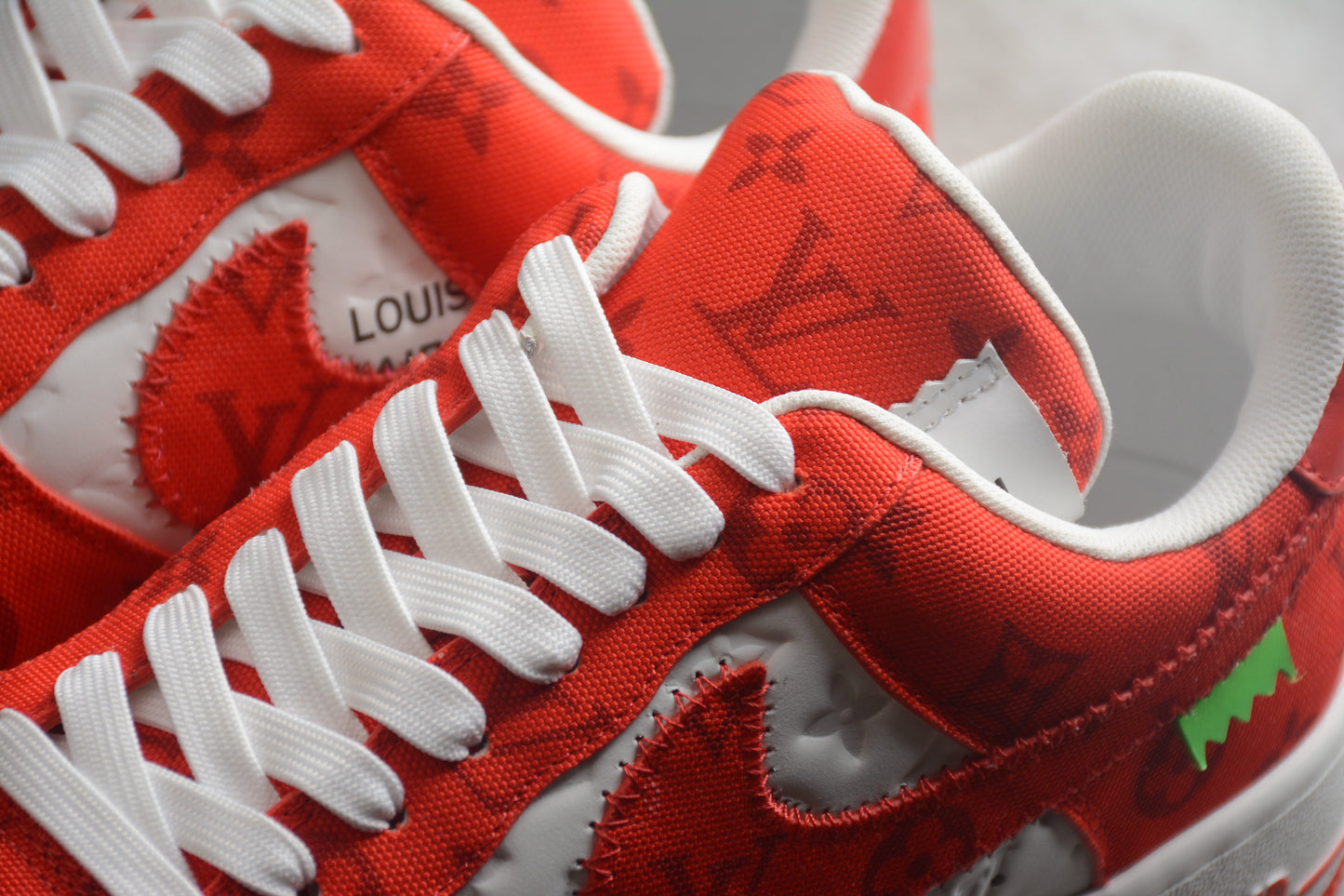 Louis Vuitton x Air Force 1 Low 'White Comet Red'
