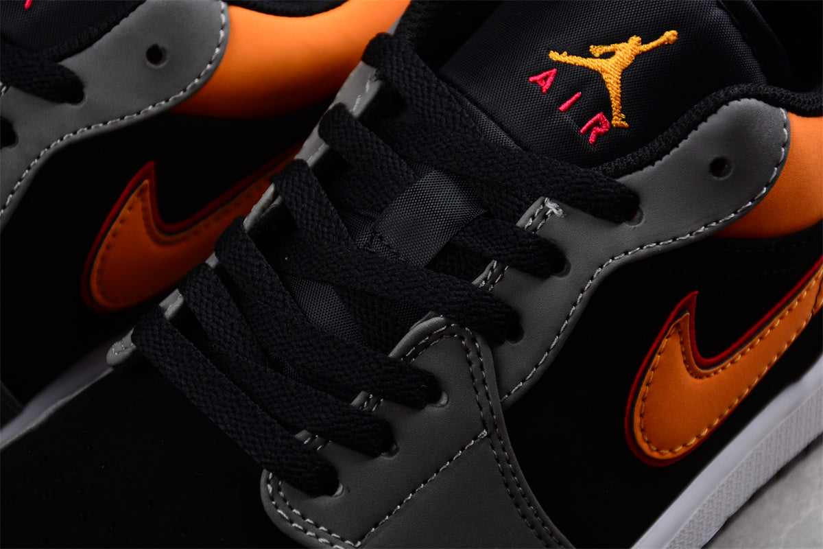 Air Jordan 1 Low ‘Light Graphite Vivid Orange’ - Best Reps Website 2025