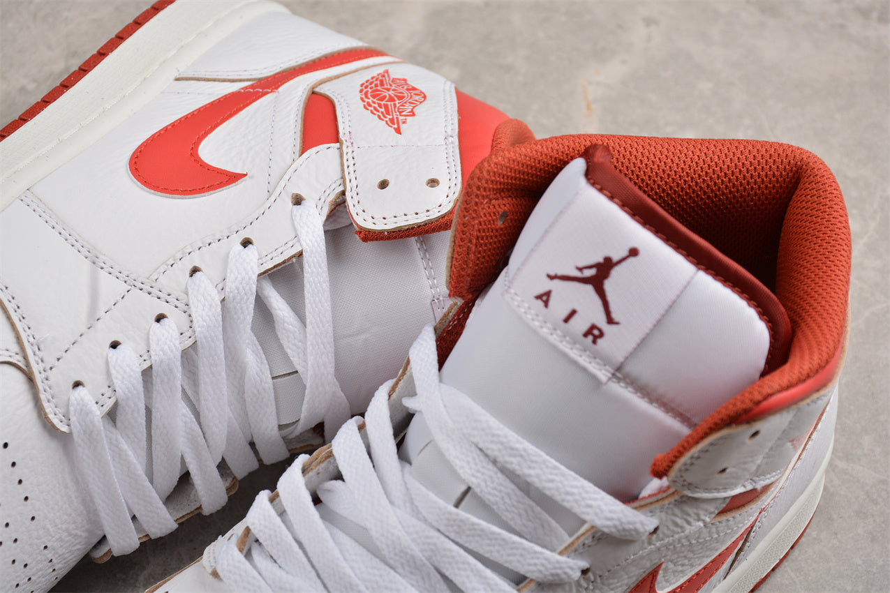 Nike Air Jordan 1 Mid "White Red Lobster" - Best Reps Website 2025