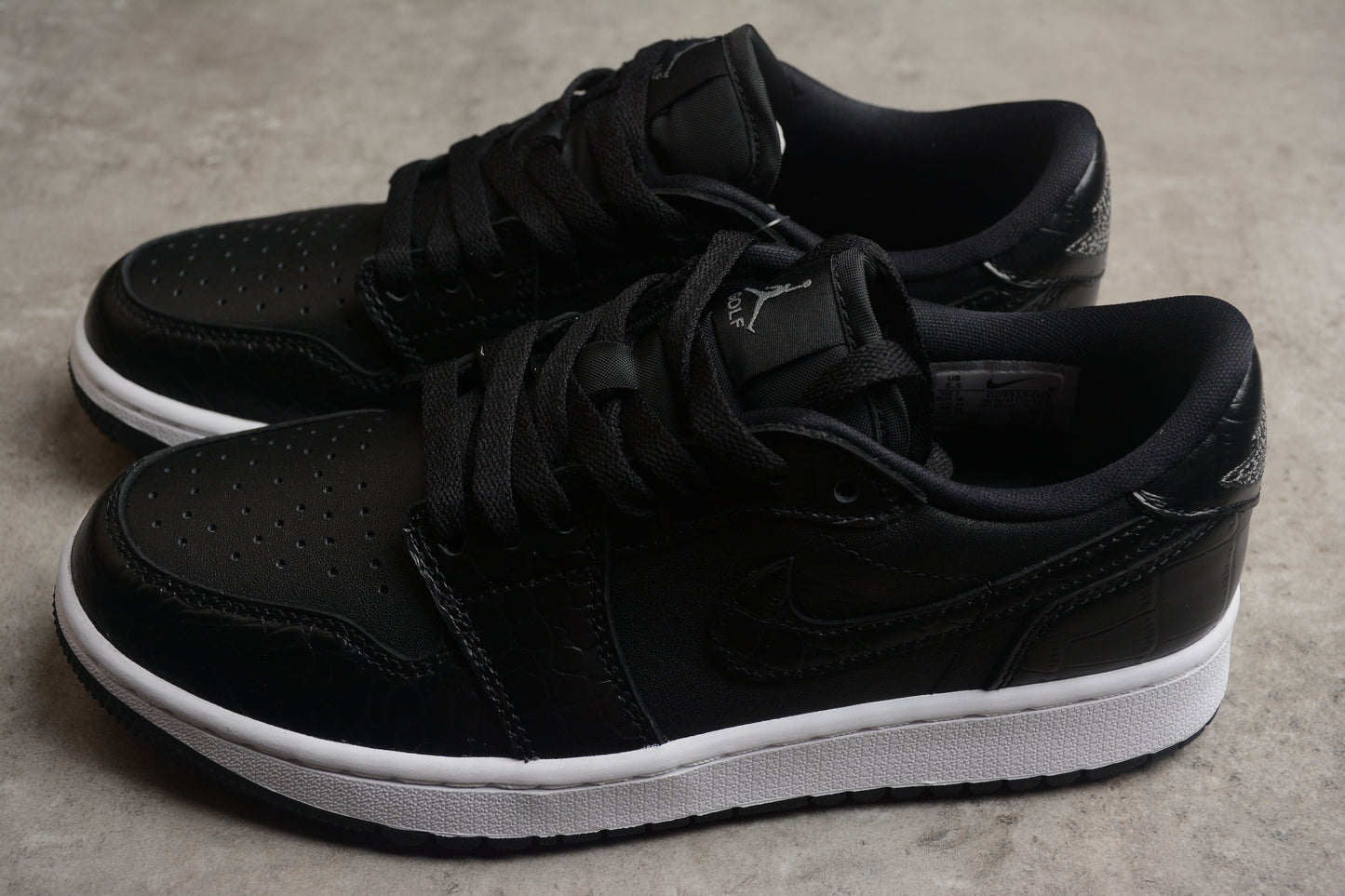 Air Jordan 1 Low Golf "Black Snake Pattern"