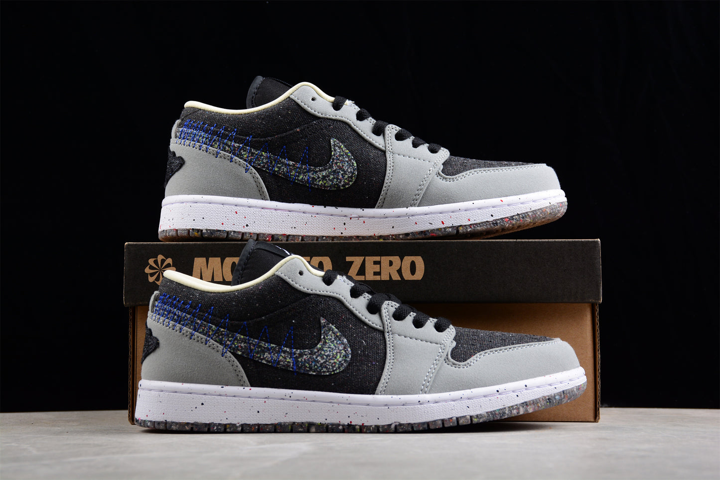 Air Jordan 1 Low SE "Crater Black Grey"