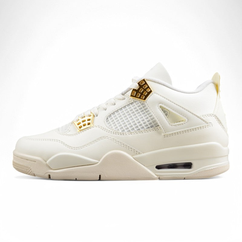 Air Jordan 4 Retro 'White Metallic Gold'