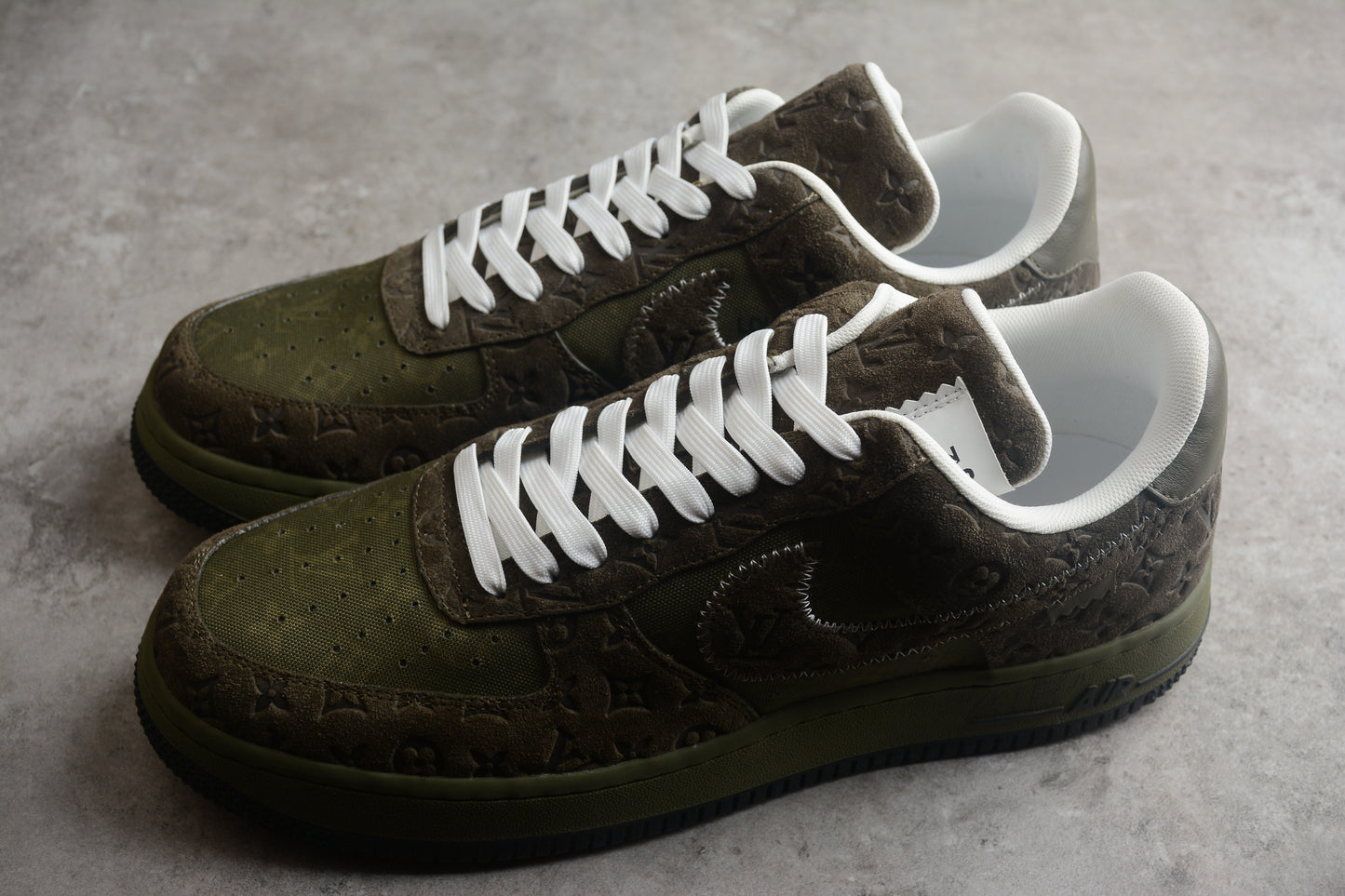 LV x Nike Air Force 1 Low Sneaker Olive