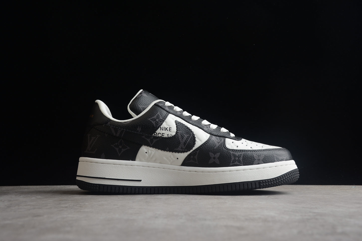 LV x Nike Air Force 1 Sneaker Black/White