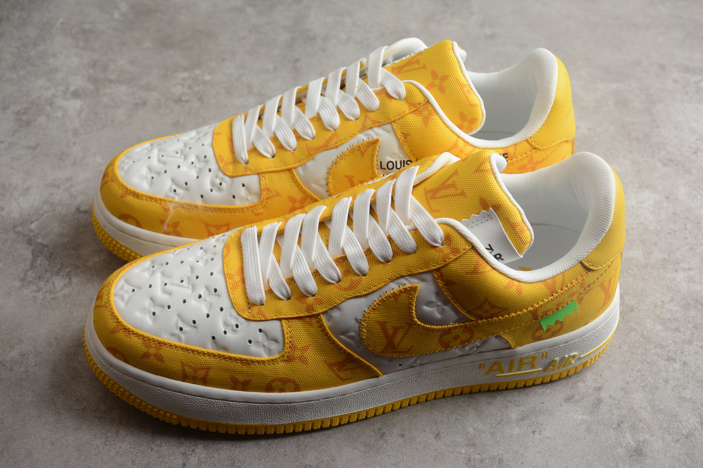 LV x Nike Air Force 1 "Yellow"