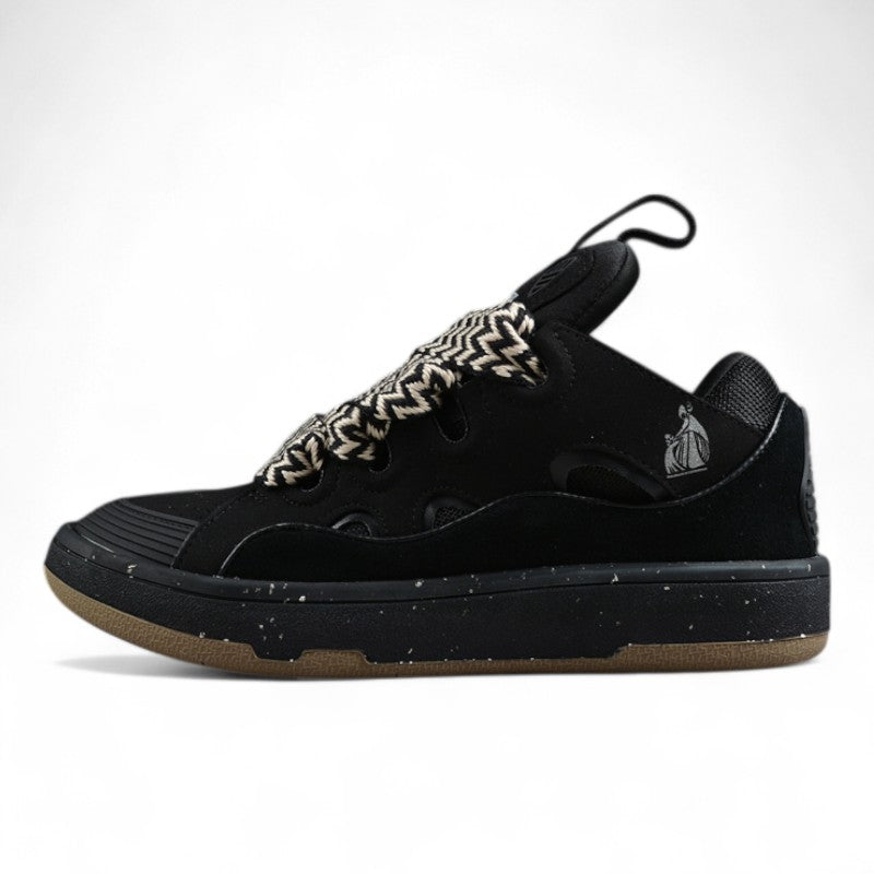 Lanvin Leather Curb Sneaker Black - Best Reps Website 2025