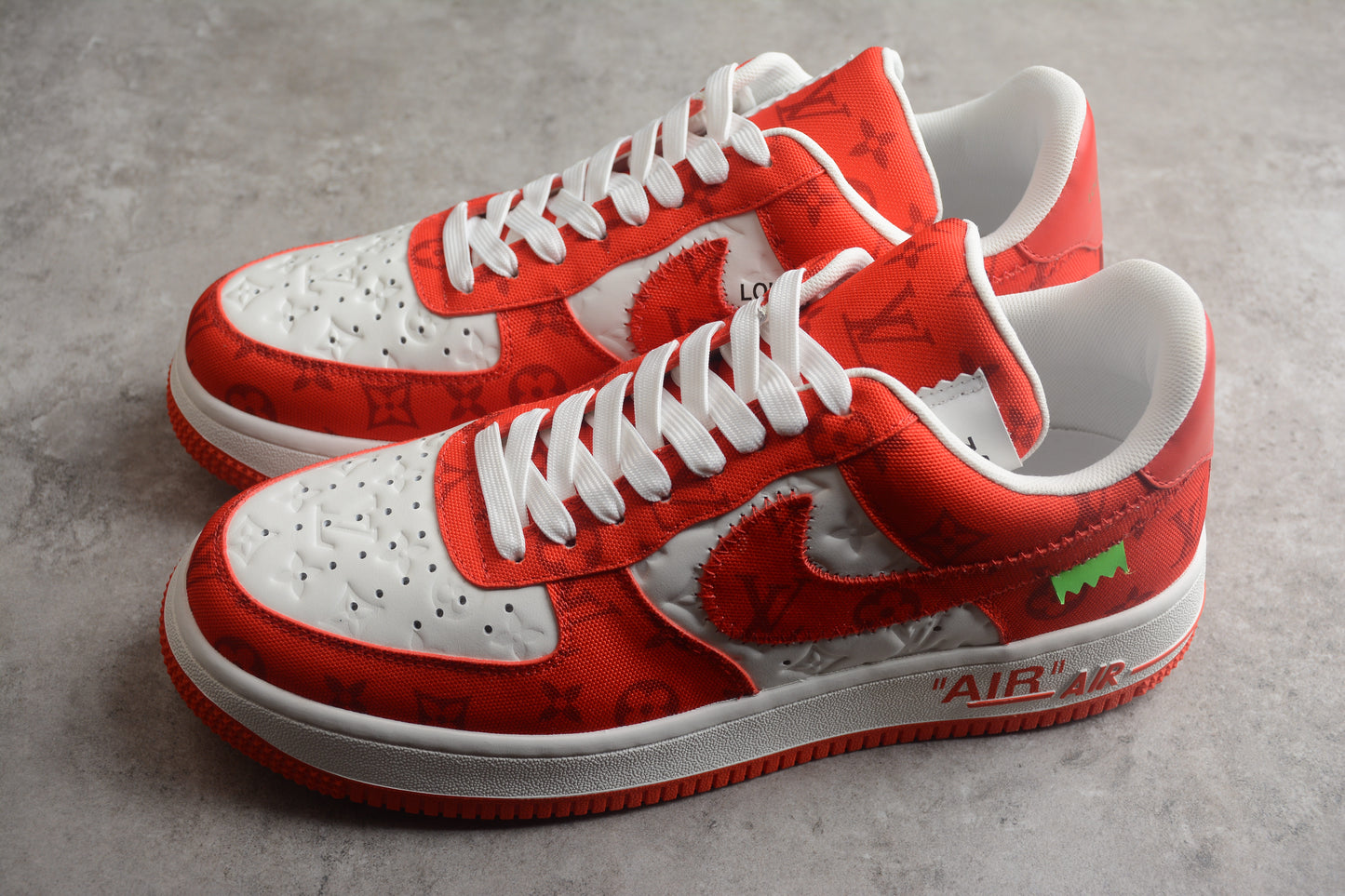 Louis Vuitton x Air Force 1 Low 'White Comet Red'