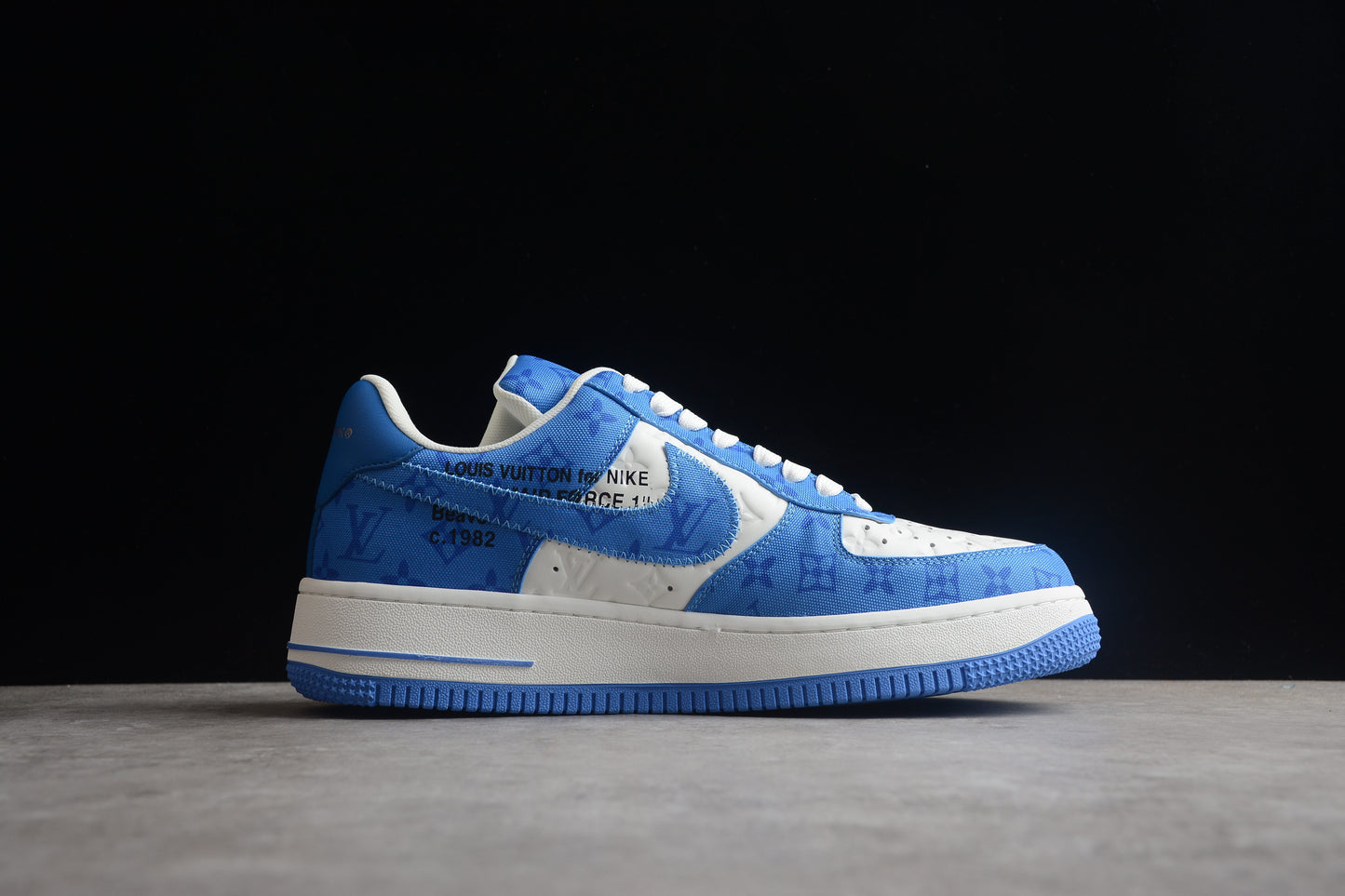 Louis Vuitton x Air Force 1 Low 'White Team Royal Blue'