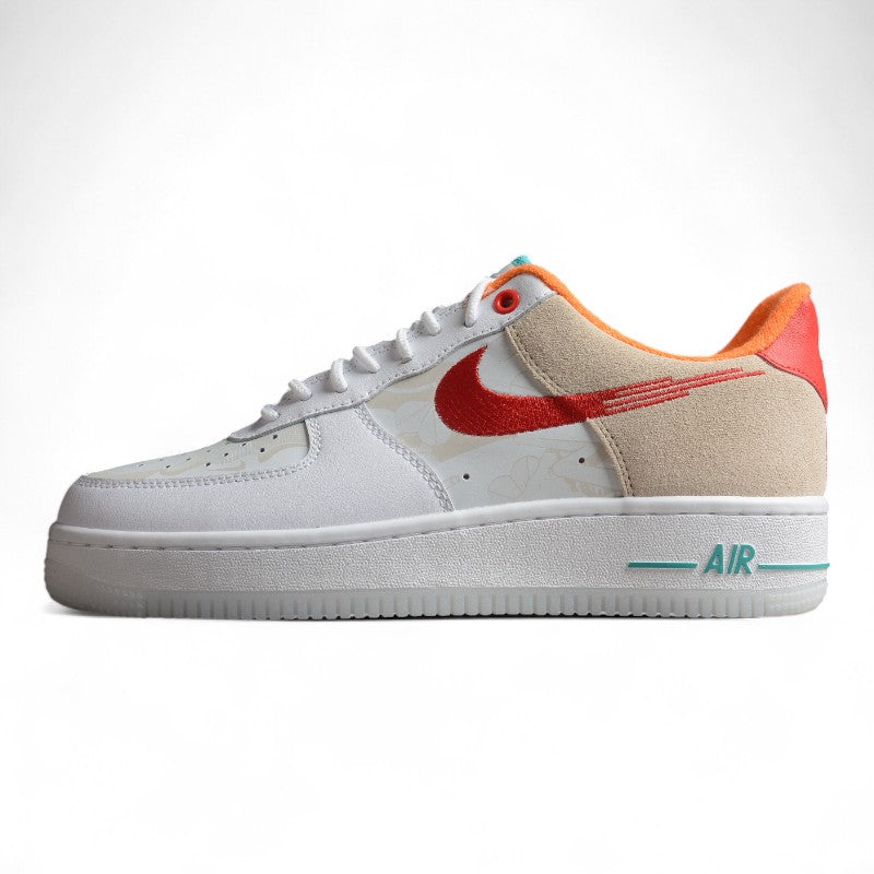 Nike Air Force 1 Low '07 PRM White/University Red - Best Reps Website 2025