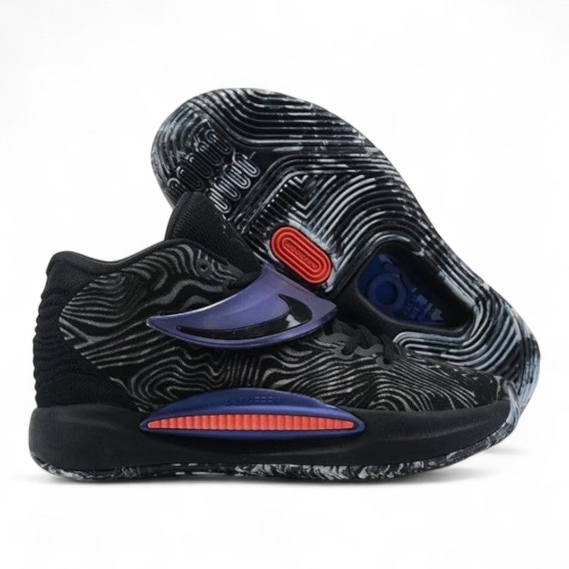 Nike KD 14 x Seasonal Black Laser Crimson - Best Reps Website 2025