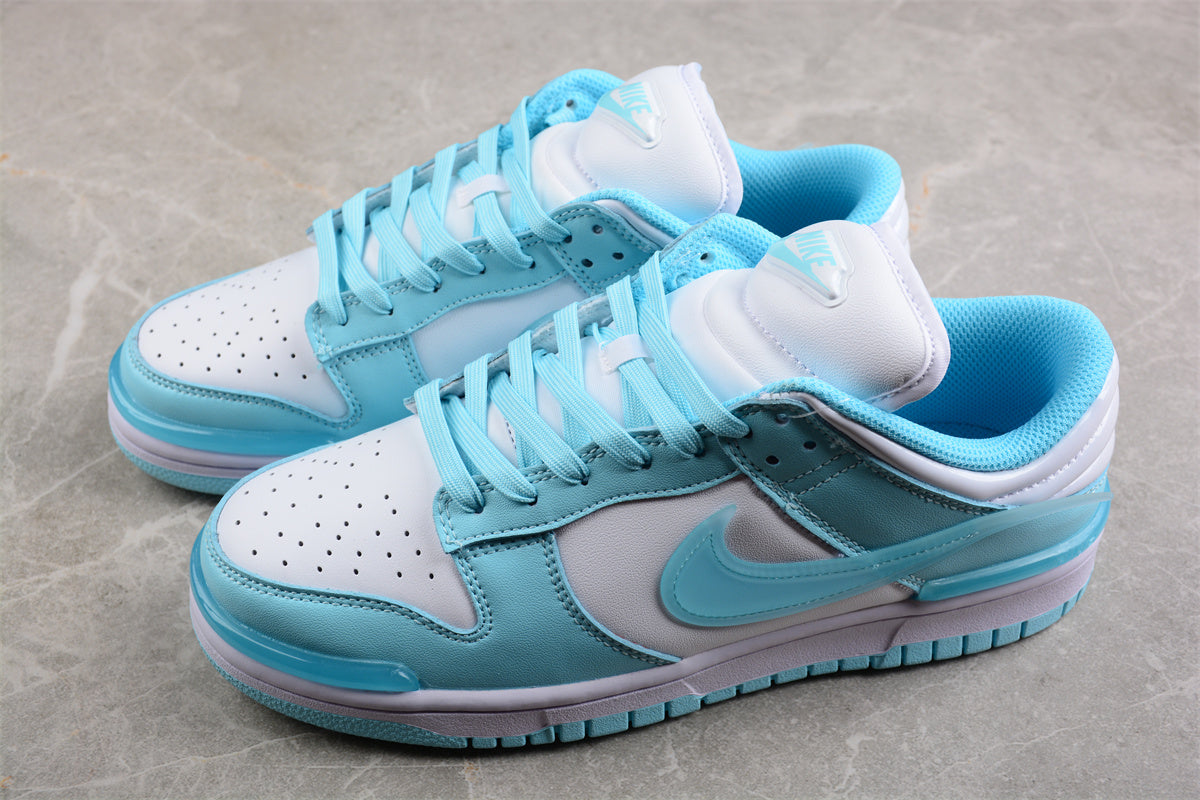 Nike SB Dunk Low White & Glacier Blue