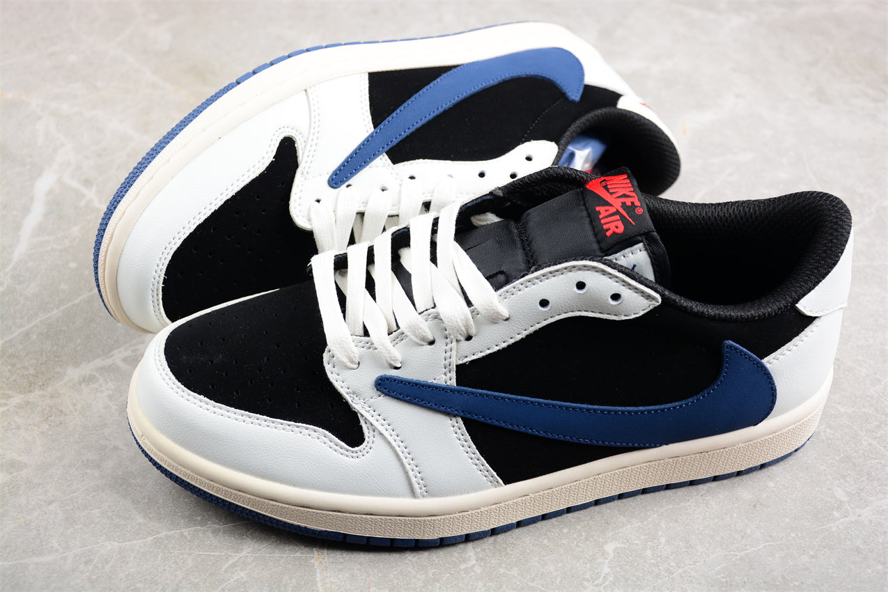 Air Jordan 1 Low x Travis White Blue - Best Reps Website 2025