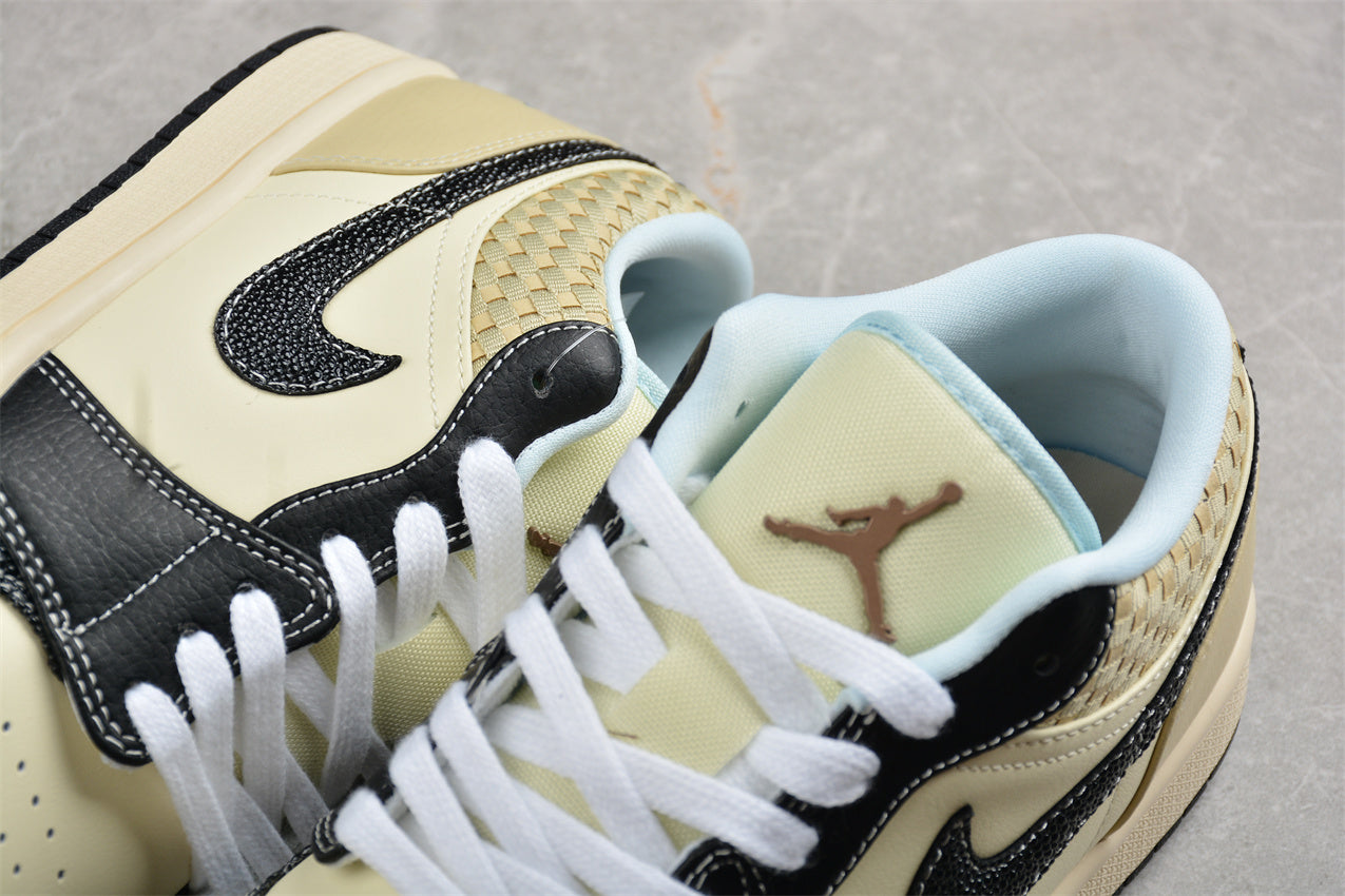 Air Jordan 1 Low "Coconut Milk Black - Best Reps Website 2025