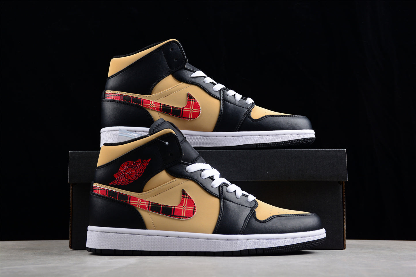 Air Jordan 1 Mid SE "Tartan Swoosh" - Best Reps Website 2025