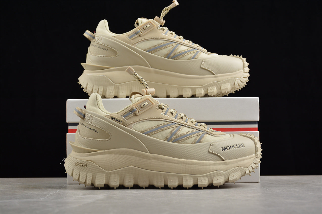 Moncler Trailgrip GT Slip Resistant Waterproof Low Top Outdoor Shoes Beige - Best Reps Website 2025