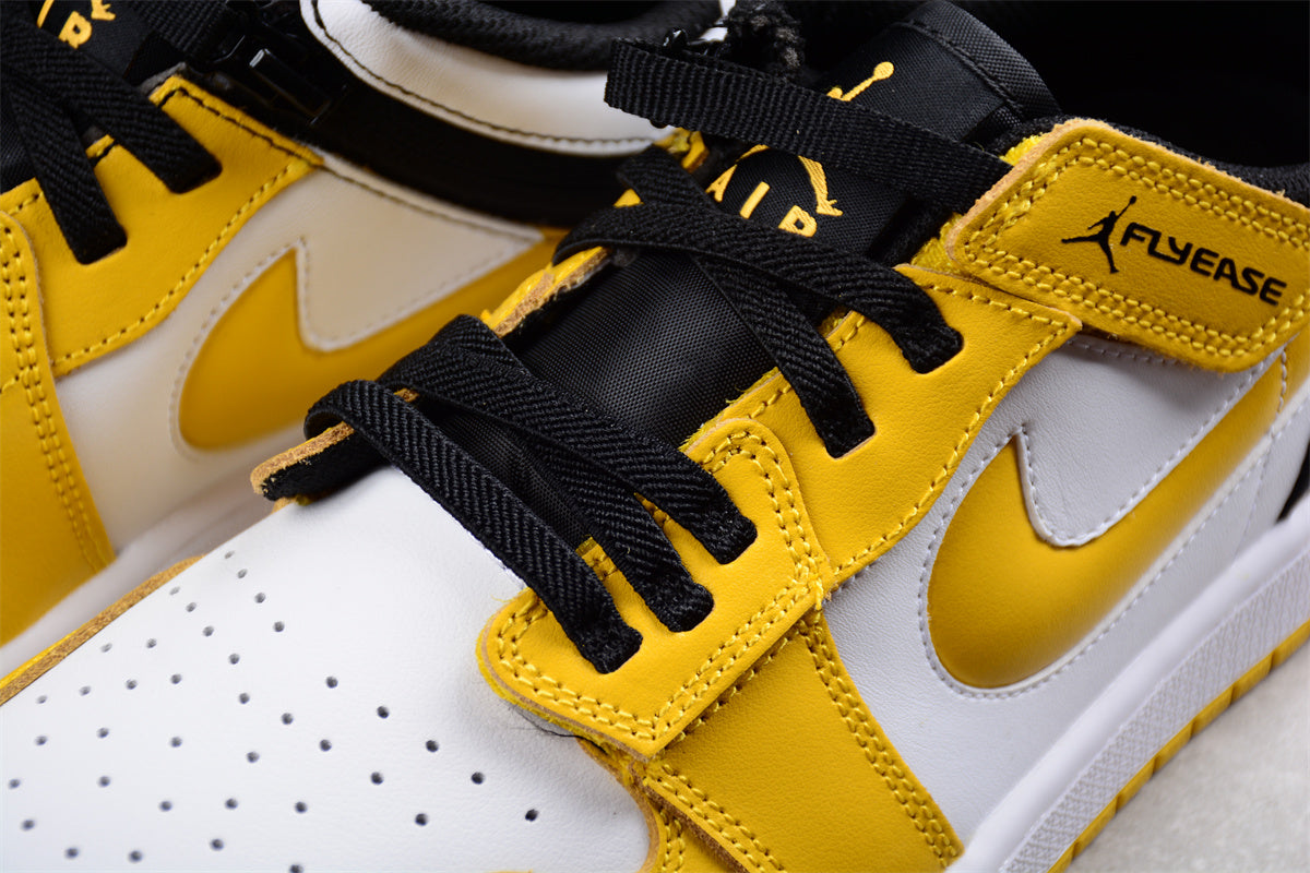 Nike Air Jordan 1 Low FlyEase 'Taxi' White Black - Best Reps Website 2025