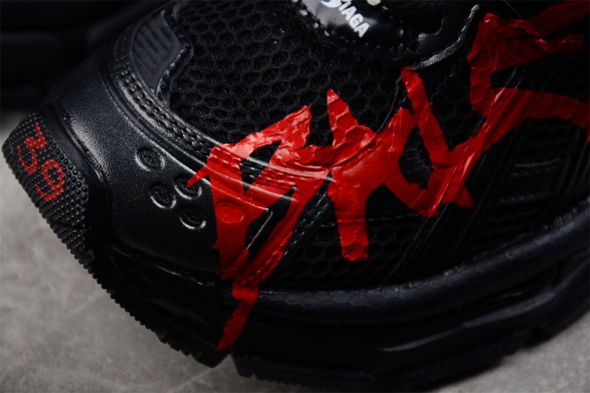 Balenciaga Runner Sneaker – Graffiti Black/Red - Best Reps Website 2025