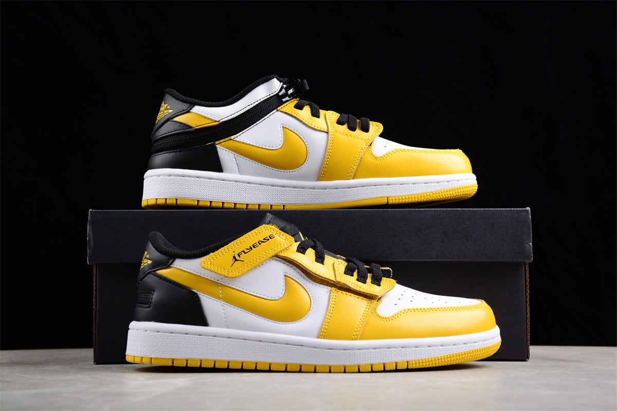 Nike Air Jordan 1 Low FlyEase 'Taxi' White Black - Best Reps Website 2025
