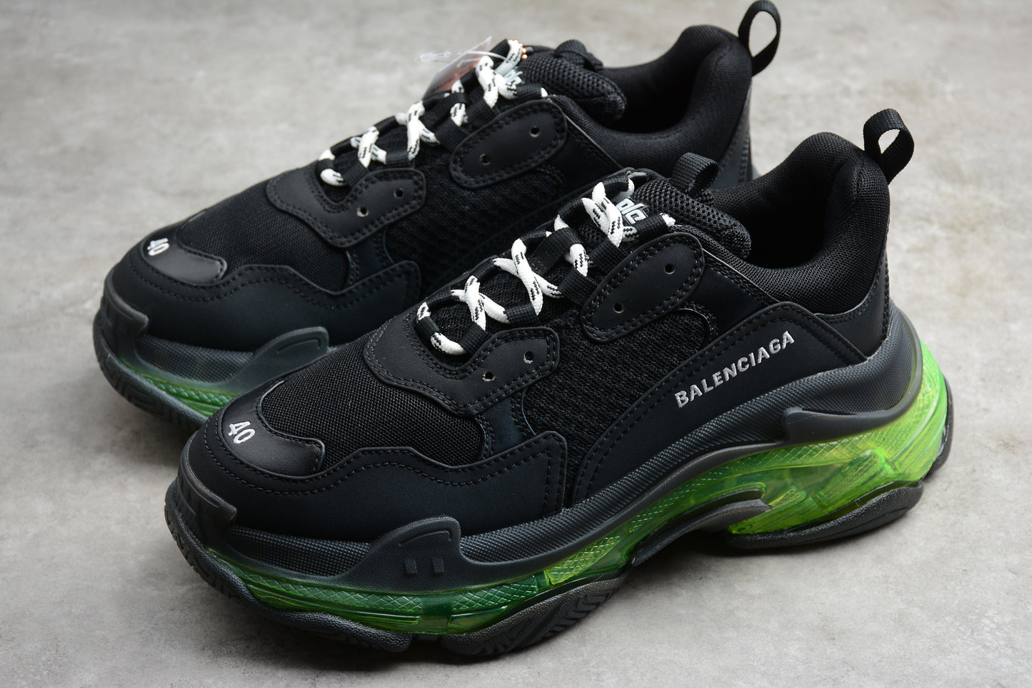 Balenciaga Wmns Triple S – Black Green - Best Reps Website 2025