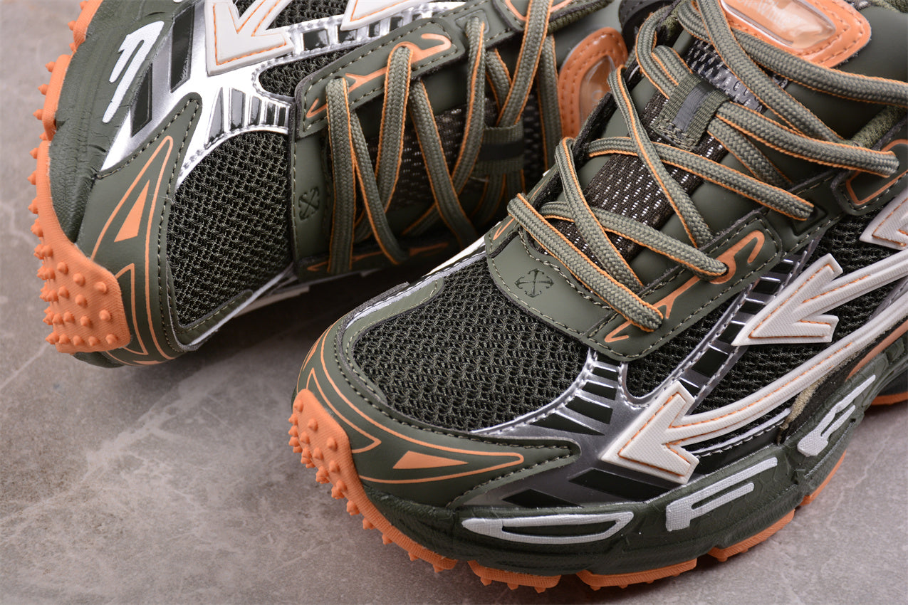 Off-White Be Right Back 'Military Green/Peach'