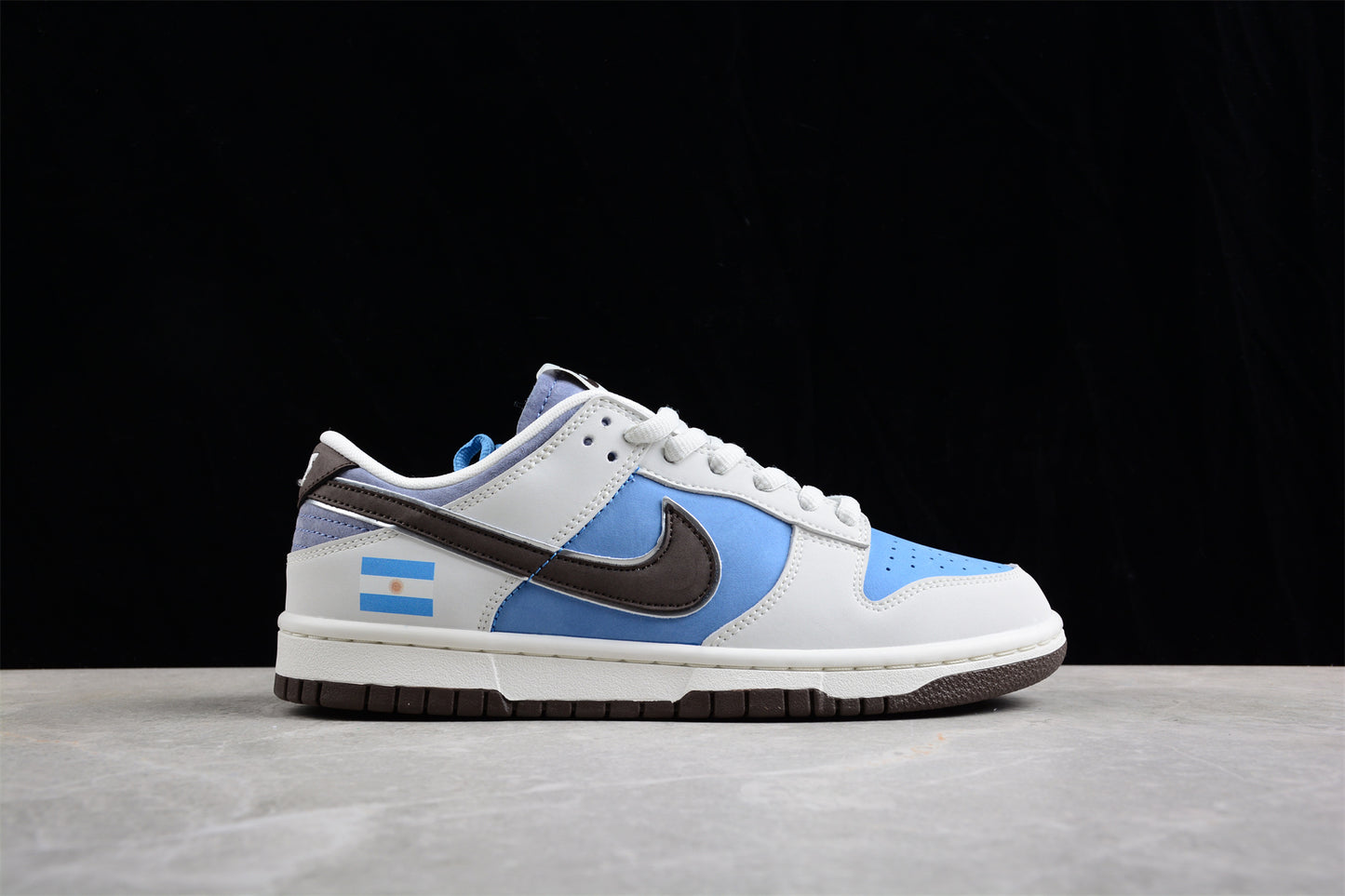 Custom Nike Dunk Low "Argentina White Blue" - Best Reps Website 2025