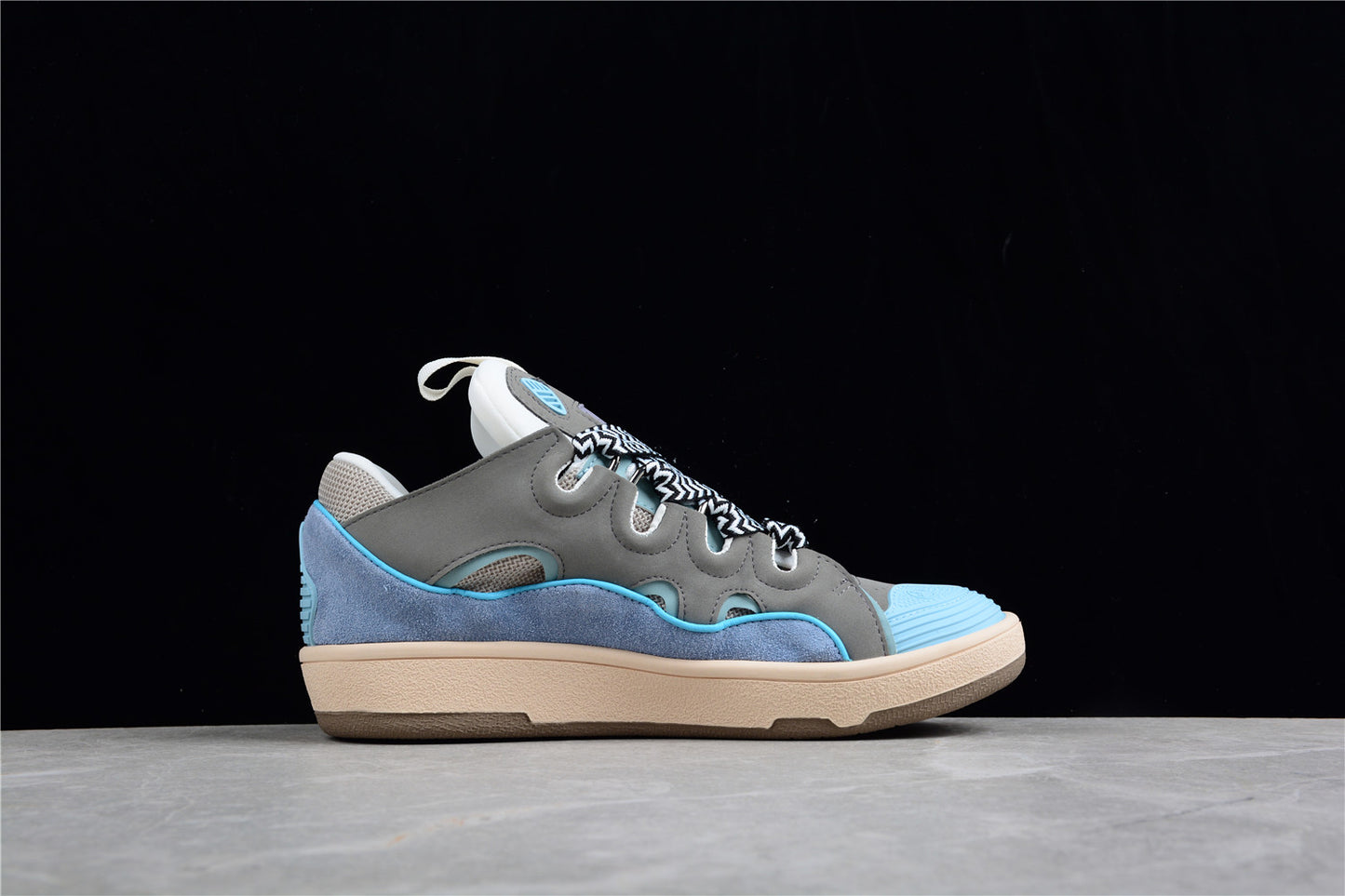 Lanvin Curb Sneaker 'Grey Blue'