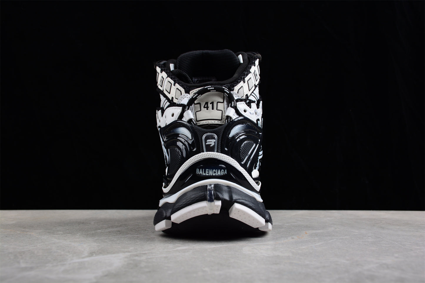 Balenciaga Runner Hightop 7.0 – Black/White - Best Reps Website 2025