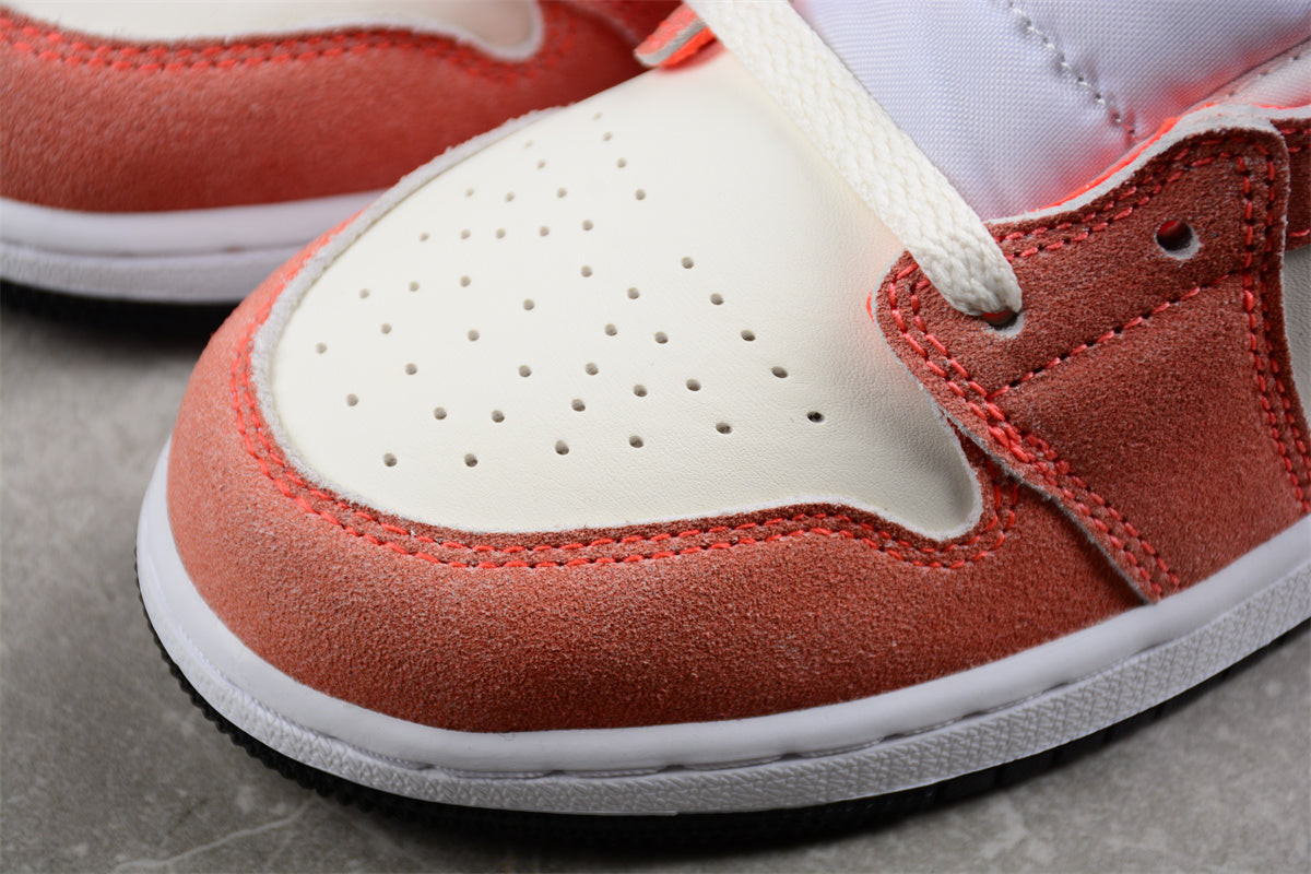 Air Jordan 1 Mid GS "Orange Suede"