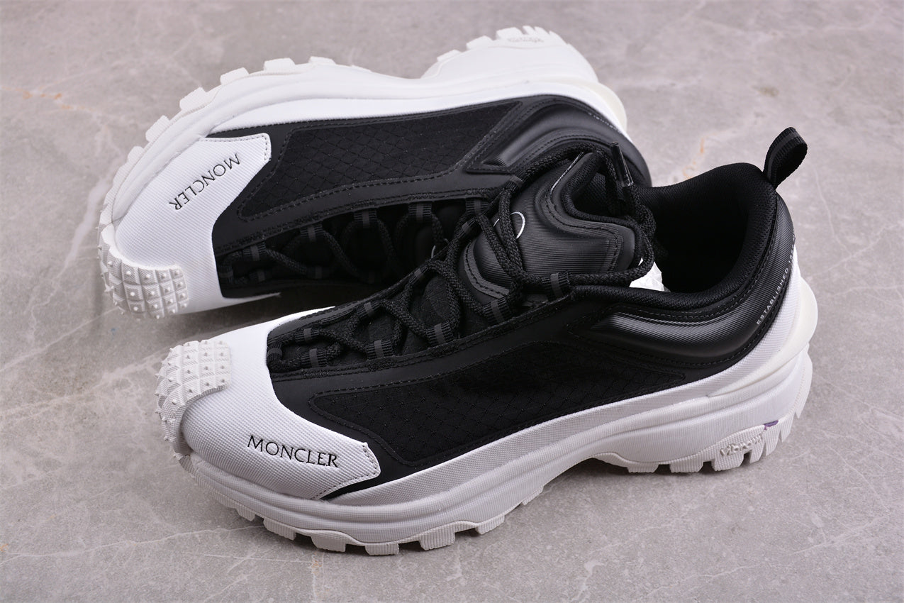 Moncler Trailgrip Lite Low in Black/White - Best Reps Website 2025
