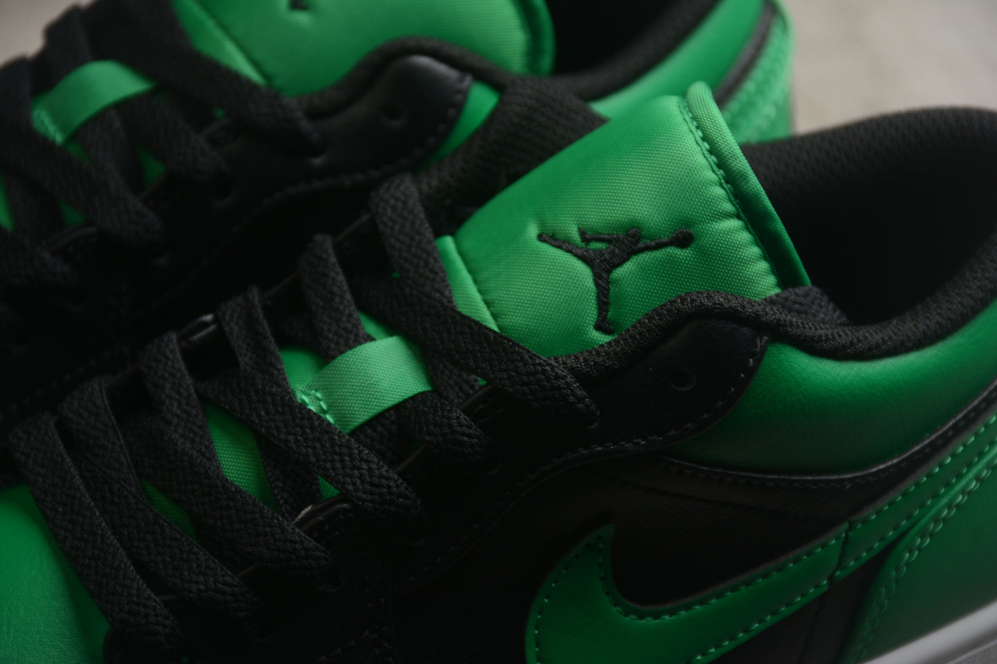 Air Jordan 1 Low ‘Black Lucky Green’ - Best Reps Website 2025