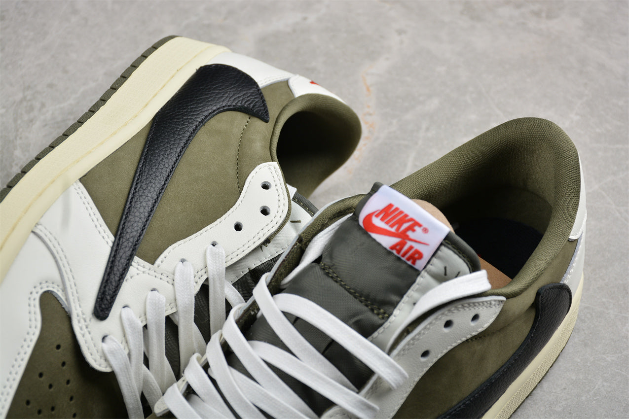 Air Jordan 1 Retro Low "TRAVIS SCOTT MEDIUM OLIVE" - Best Reps Website 2025
