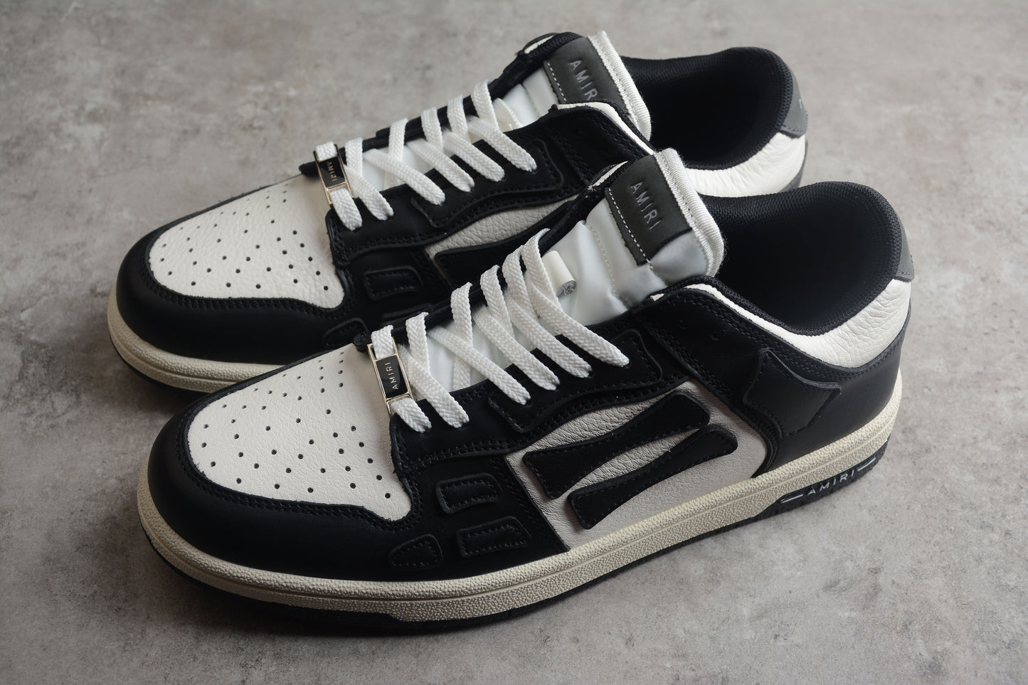 AMIRI Skel Top Low 'Black/White/Black' - Best Reps Website 2025
