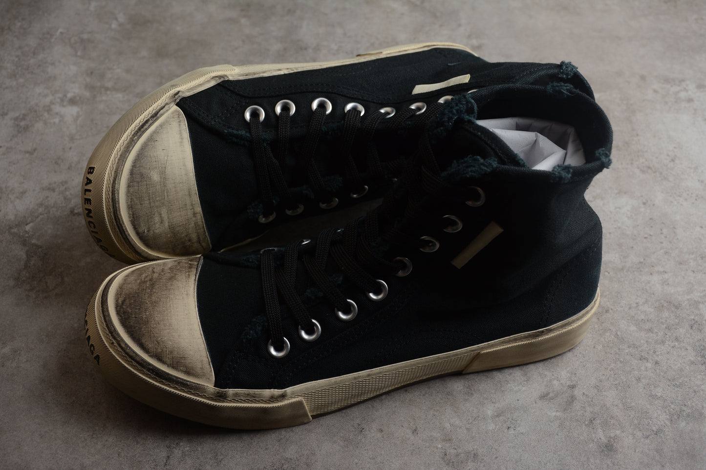 Balenciaga Paris High Top Canvas Sneakers – Black - Best Reps Website 2025