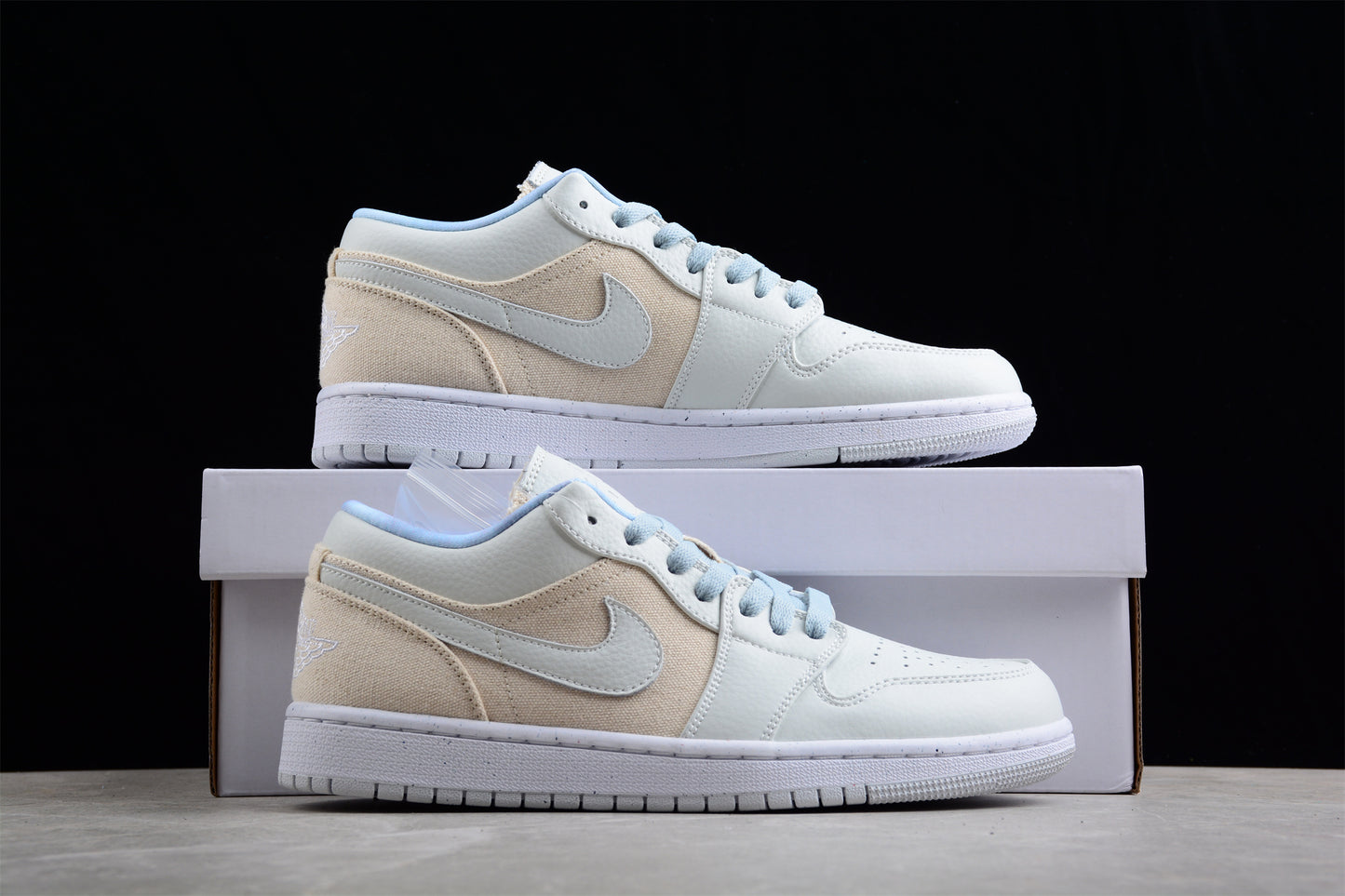 Women's Air Jordan 1 Low Canvas "Hemp/Sail" (DQ4151-500) - Best Reps Website 2025