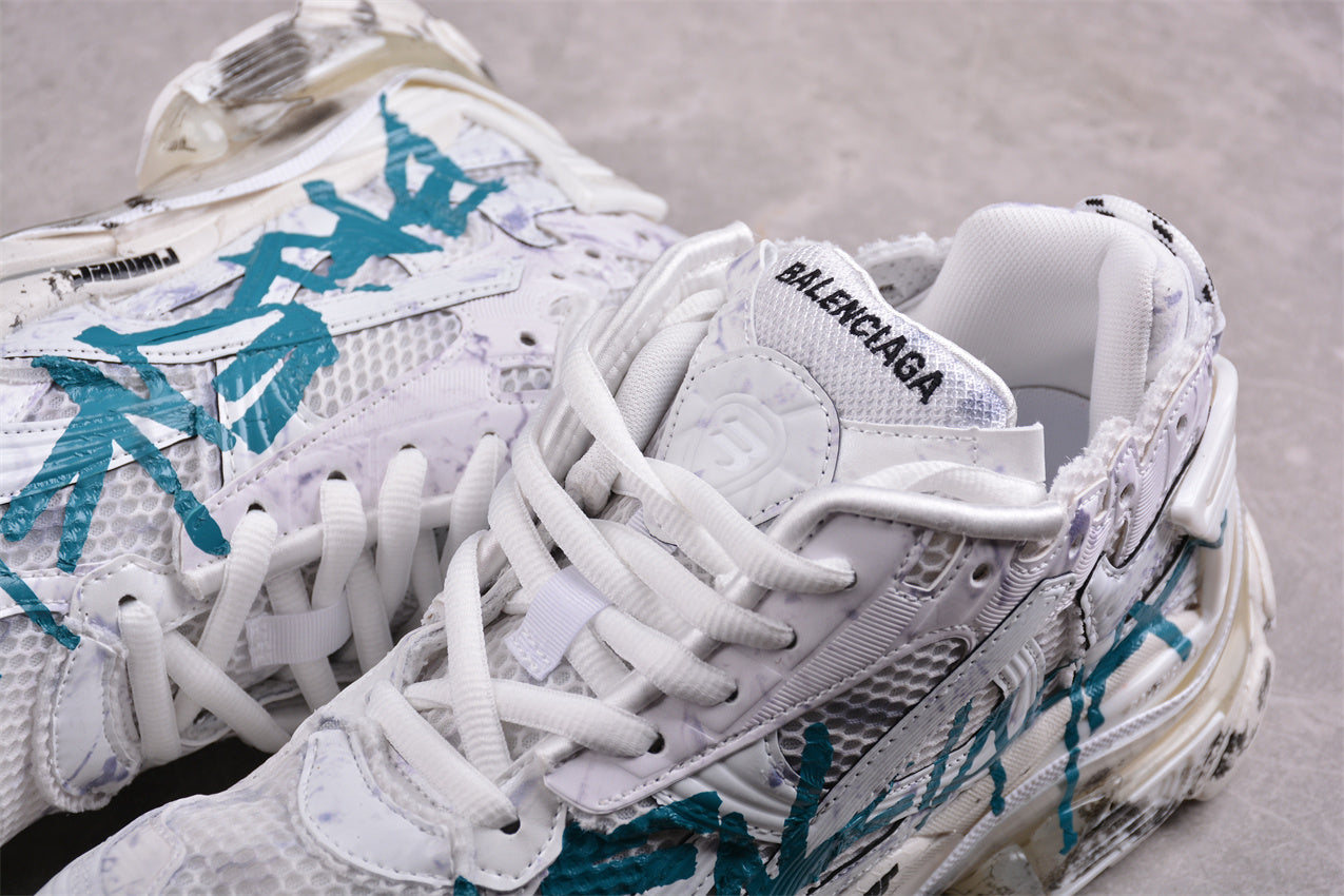 Balenciaga Runner Graffiti – White/Blue - Best Reps Website 2025