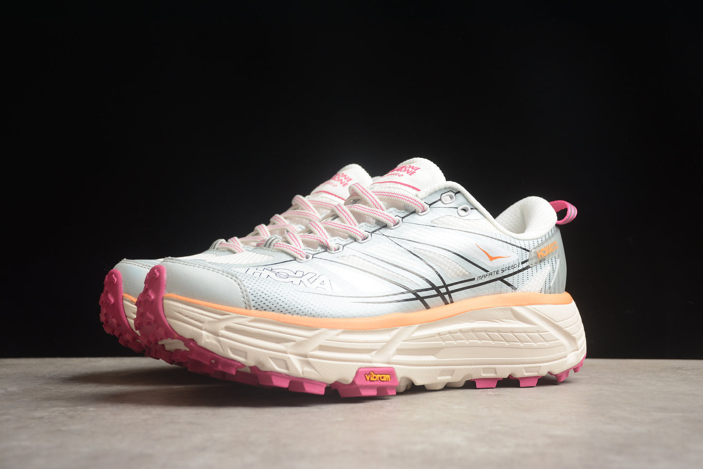 Hoka One One Mafate Speed 2 In Grey/Pink - Best Reps Website 2025
