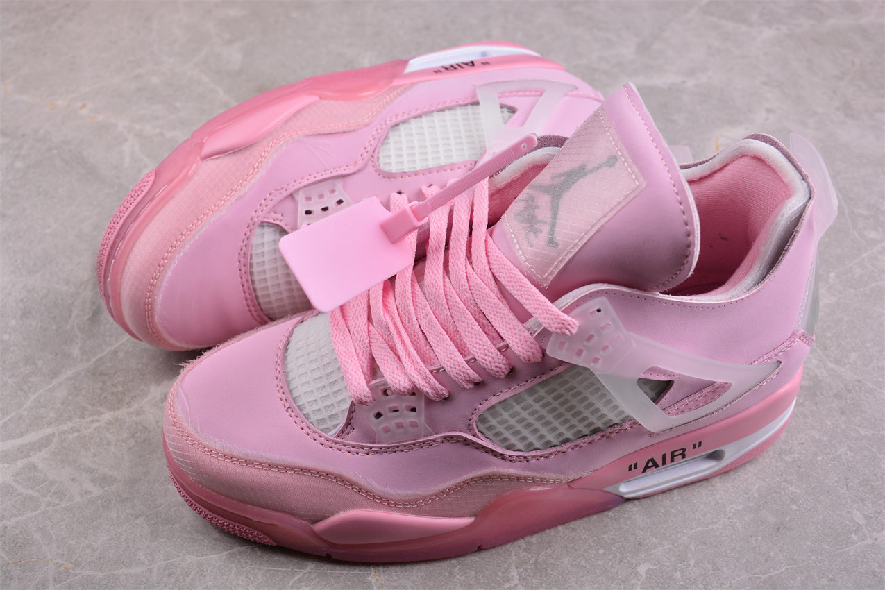 Off-White x Air Jordan 4 "Pink" - Best Reps Website 2025