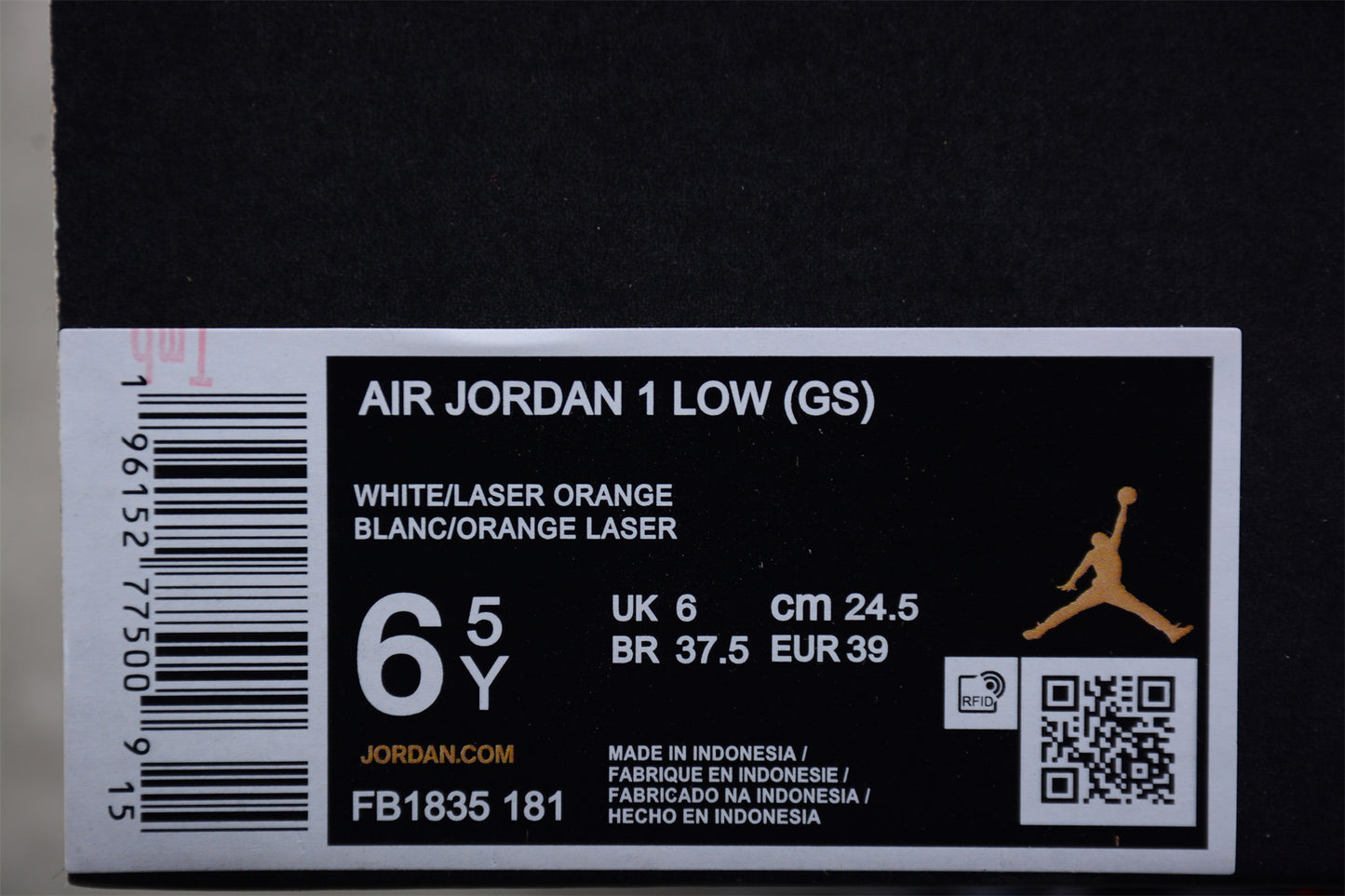 Air Jordan Air Jordan 1 Low GS 'Hoops' FB1835-181 - Best Reps Website 2025
